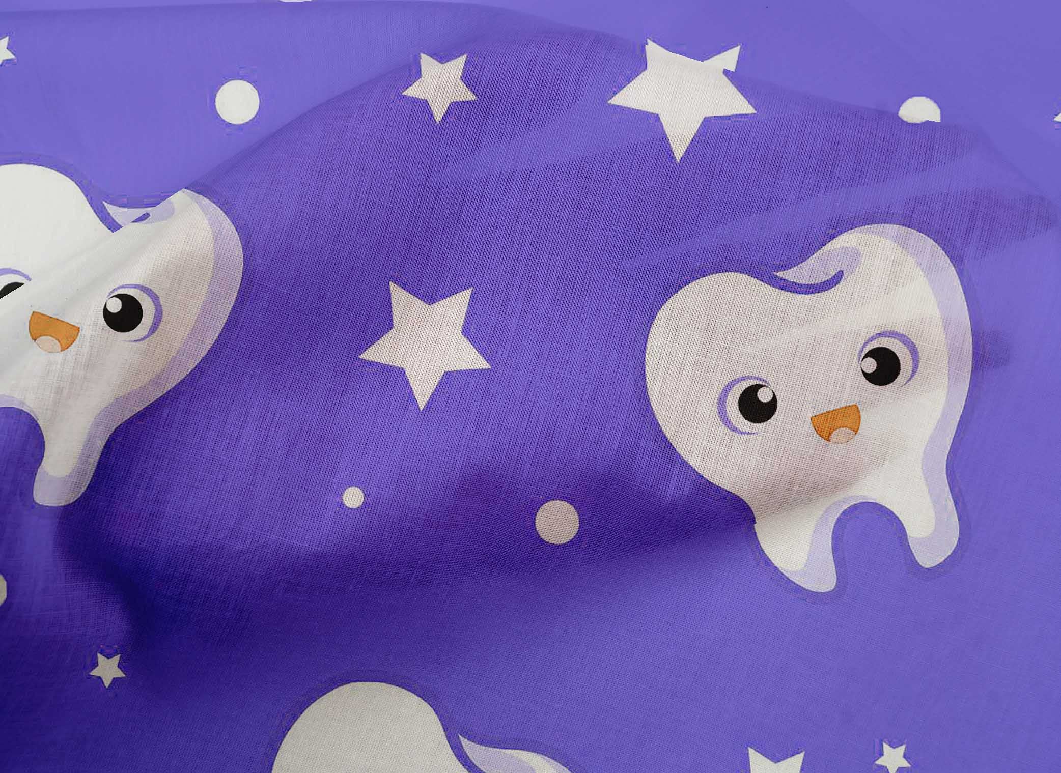 Premium 100% Cotton Cambric Fabric - Medium Purple Printed Craft Fabric for Sewing (56