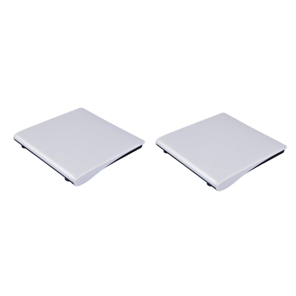 Jojofuny 2-Pack USB 3.0 External DVD Drive Burner Writer for Laptop Computer - Portable CD/DVD Rewriter for Windows Mac - Perfect for Home Office, Data Backup & Movie Playback (White)