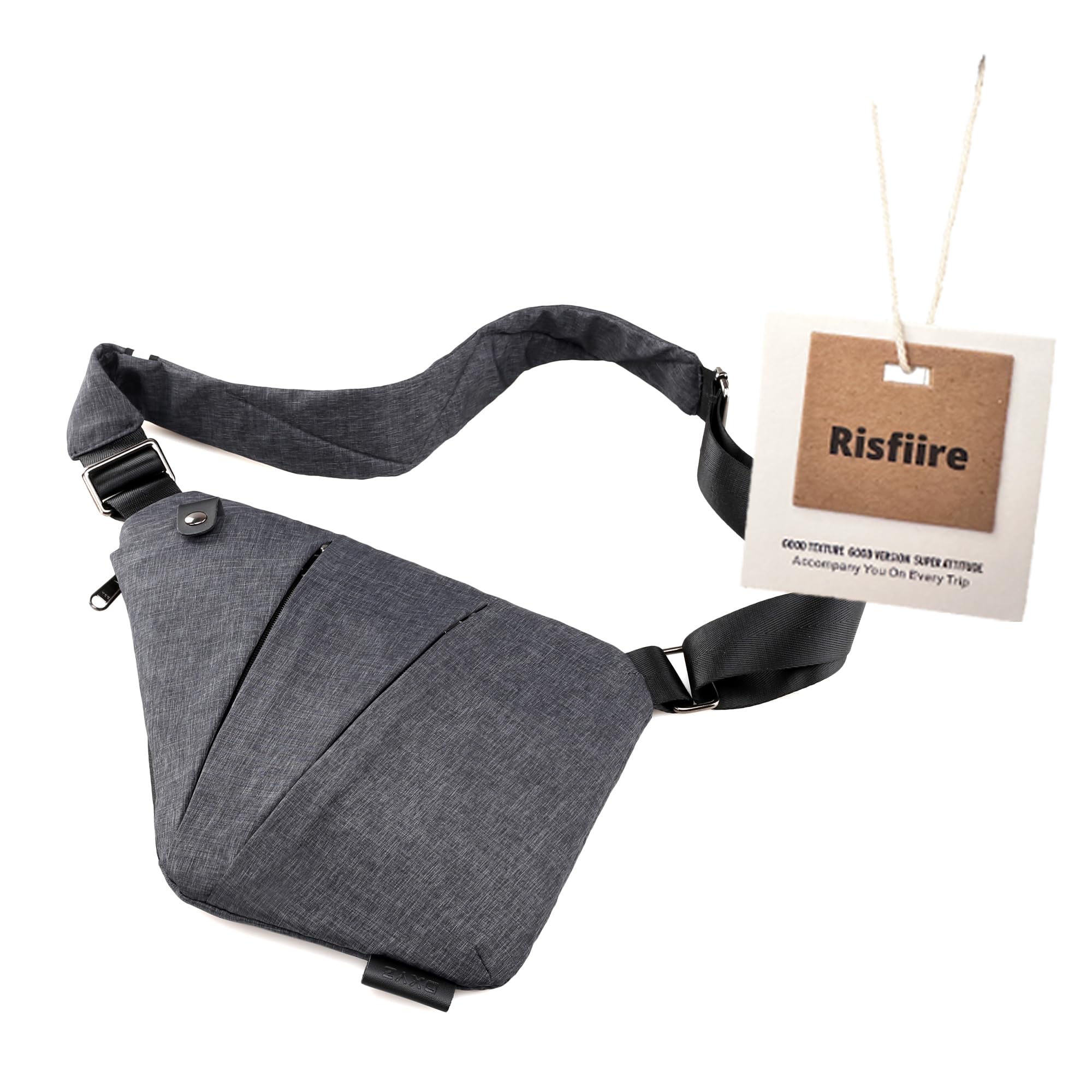 Anti Theft Travel Sling Bag - Lightweight Crossbody Shoulder Bag for Women & Men | Waterproof Hiking Backpack for Outdoor Adventures & Daily Commute