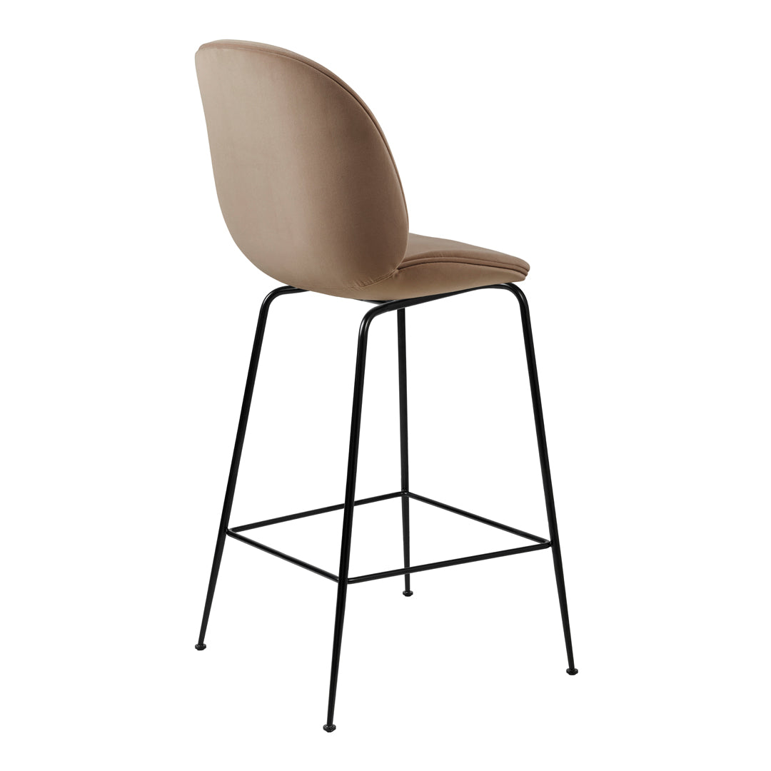 Beetle Counter Chair - Fully Upholstered Bar Stool for Kitchen Island, Breakfast Nook & Home Bar | Modern Dining Seat with Comfortable Cushioning