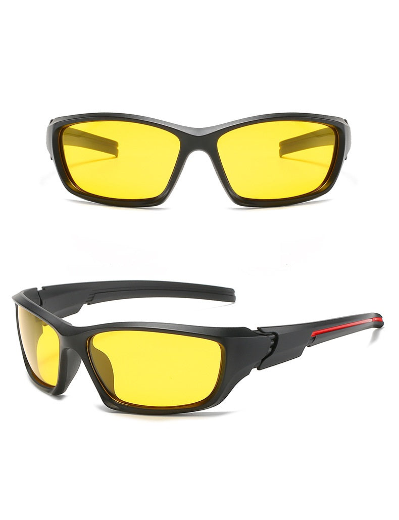 Polarized Night Driving Glasses for Men & Women - Anti-Glare, UV Protection, Enhanced Night Vision - Perfect for Driving, Nighttime Commuting, and Low Light Conditions