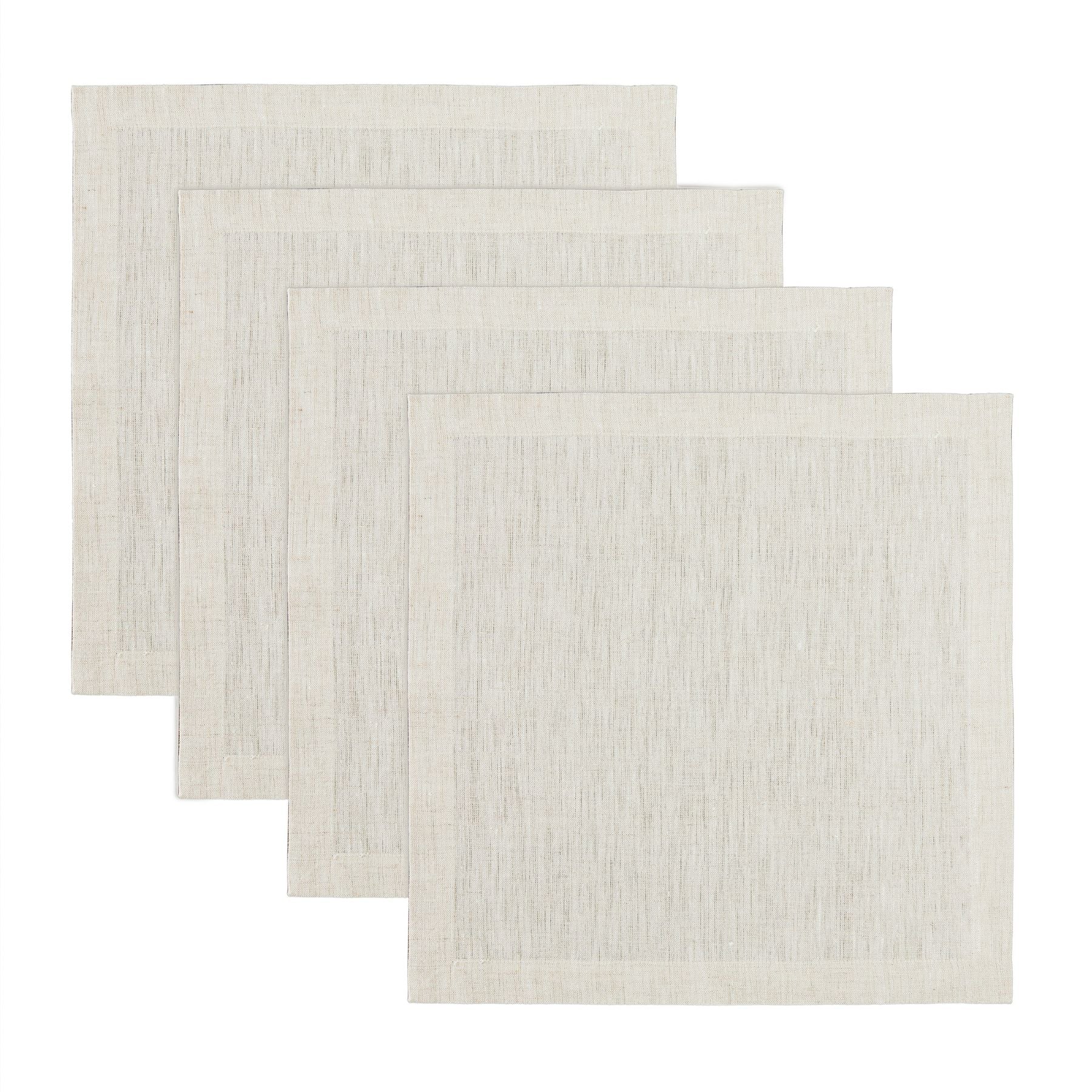 Premium Athena Square Placemats Set of 4 - Waterproof & Heat-Resistant Dining Table Mats for Everyday Use, Dinner Parties, and Home Decor