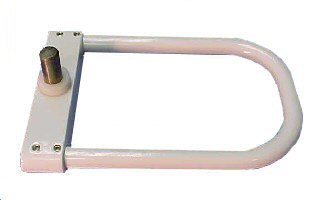 Sturdy White Horseshoe Holder Bar - Perfect for Home Decor, Wall Mounting & Rustic Wedding Decorations