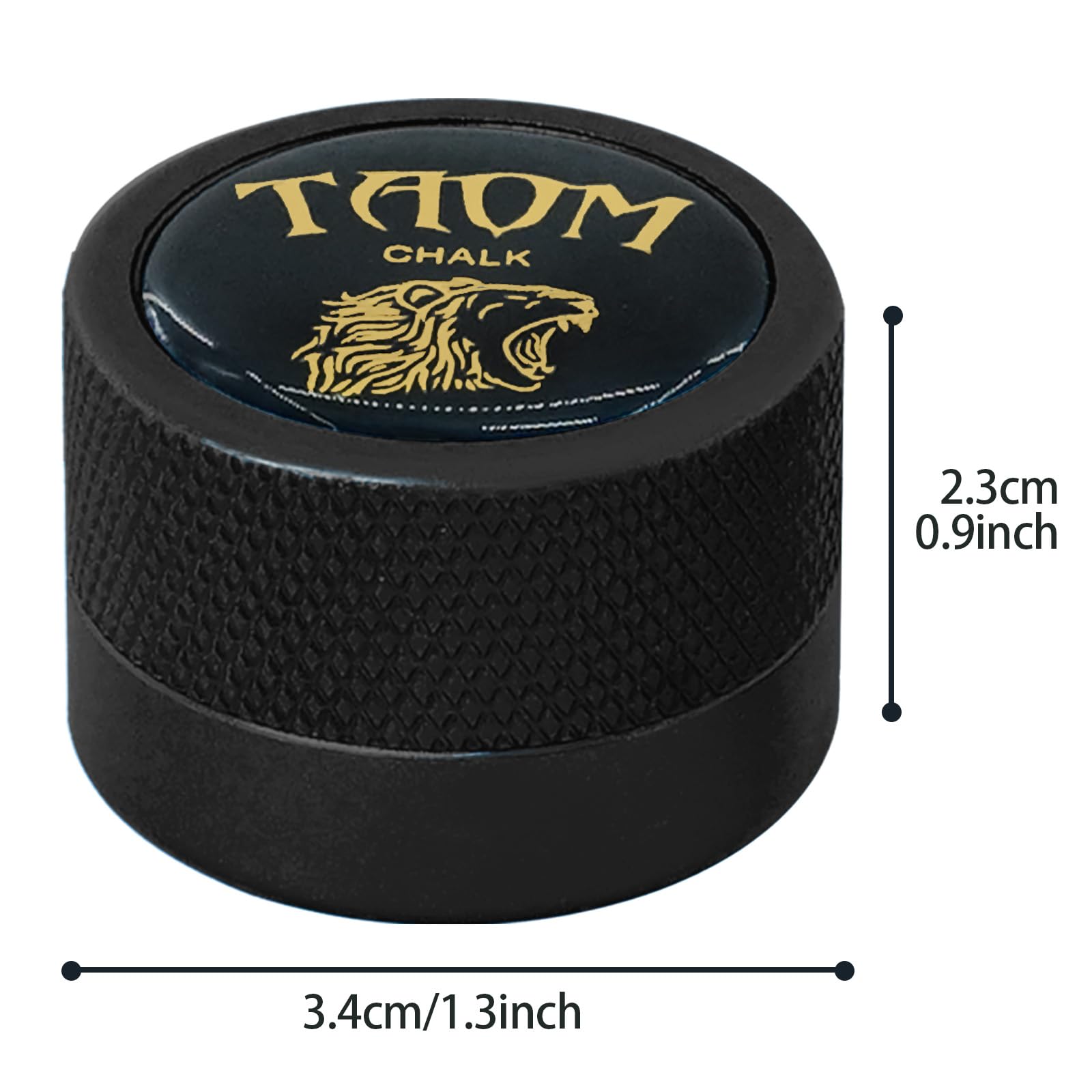 Magnetic Pool Chalk Holder - Portable Round Chalk Cube Case for Billiard Cue Tips | Durable Snooker & Pool Table Accessories | Perfect for Home Game Rooms, Bars, and Professional Tournaments