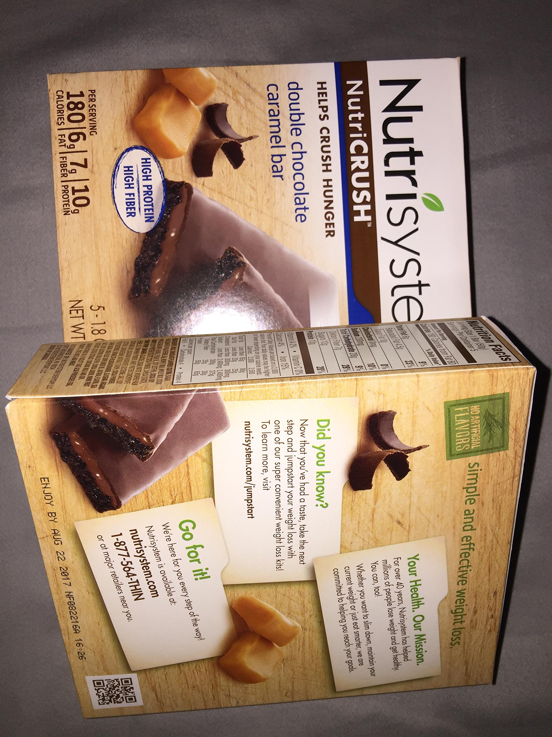 Nutrisystem Double Chocolate Caramel Protein Bars - Pack of 15 | High Protein Snack for Weight Loss & Energy Boost | Perfect for On-the-Go, Workouts & Healthy Lifestyle