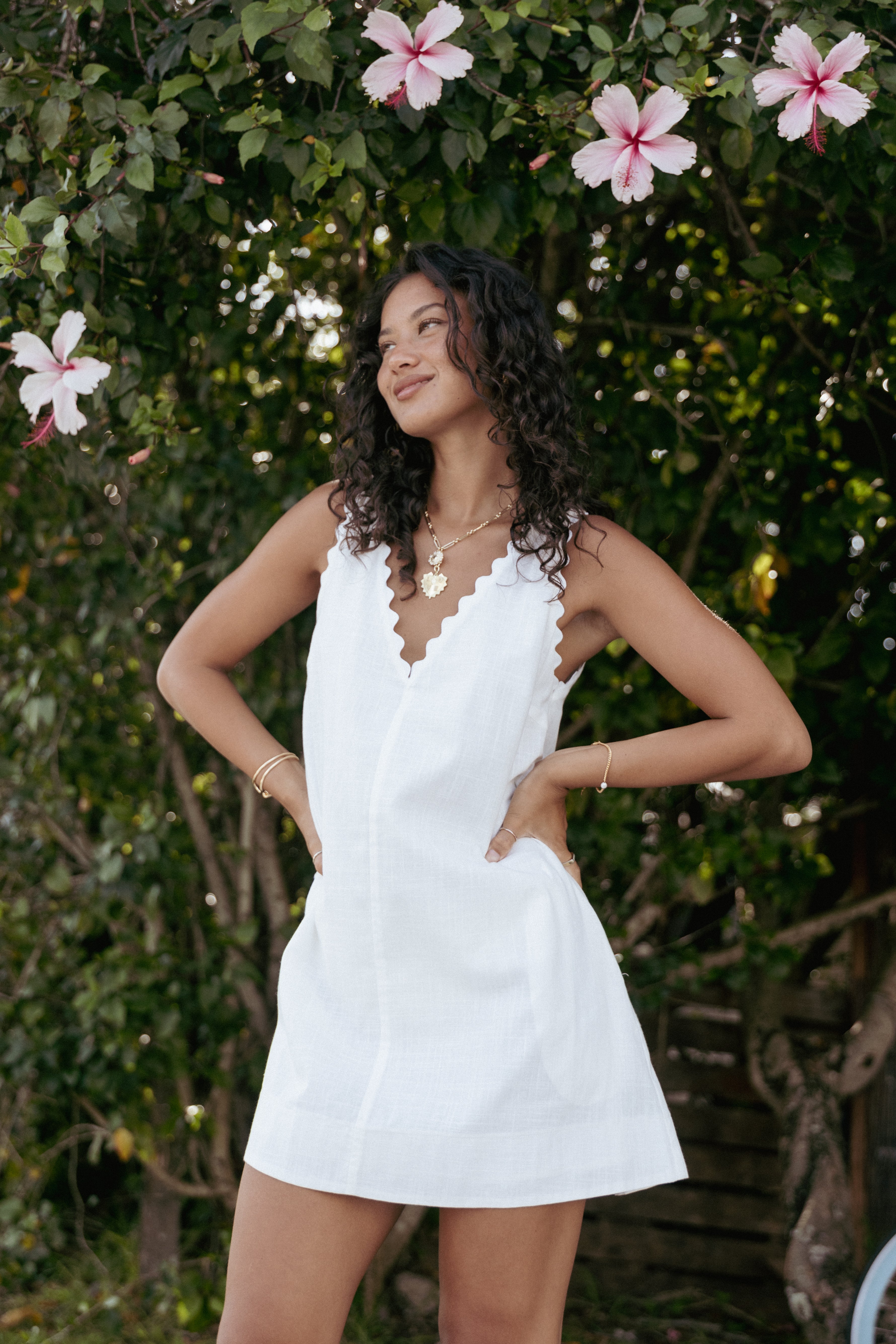 Blaine Mini Dress for Women - Elegant White Summer Party Dress | Perfect for Weddings, Cocktail Parties & Date Nights
