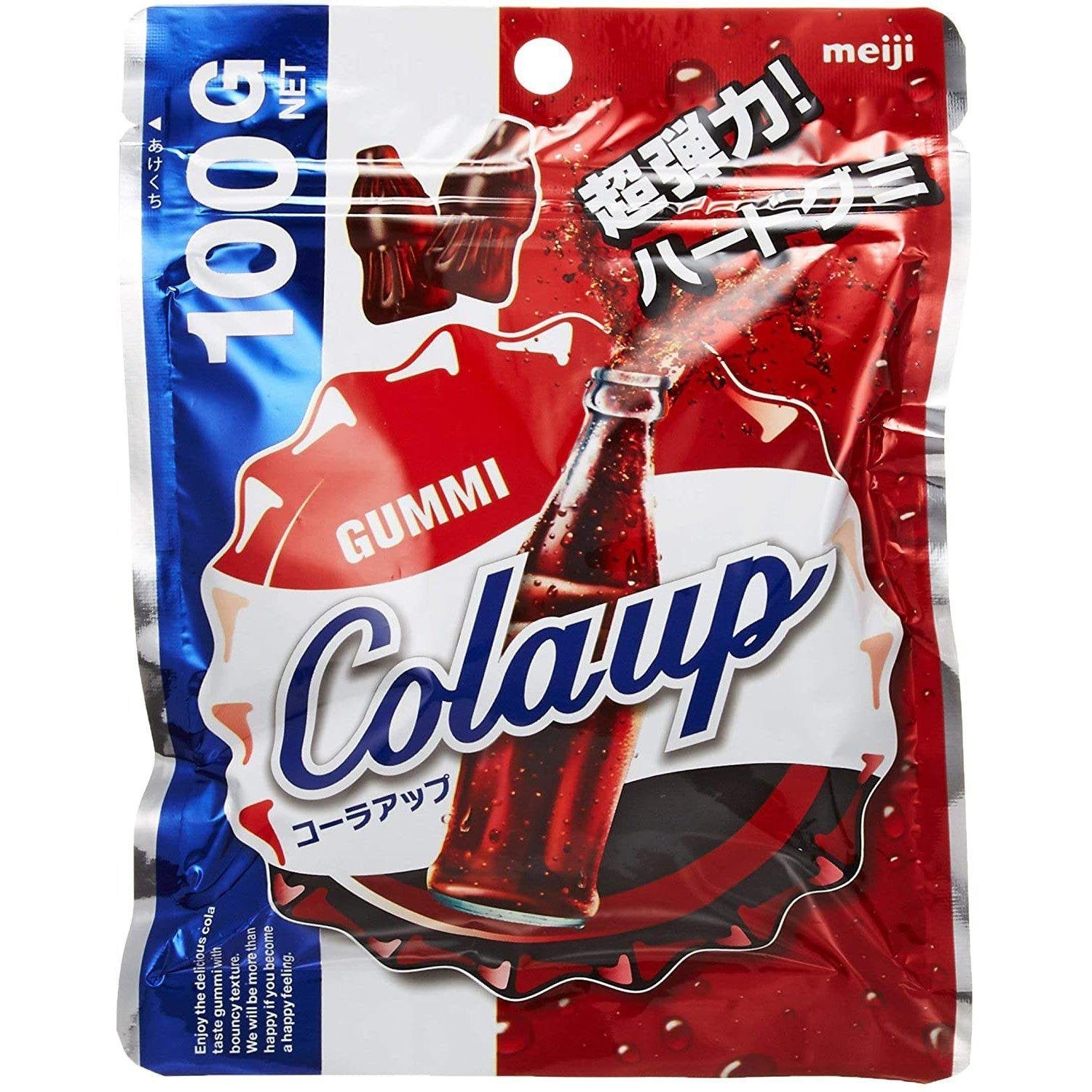 Meiji Gummy Cola Up Japanese Candy Gummies - 100g (Pack of 6) - Delicious Soft Chewy Candy for Kids & Adults, Perfect for Snacks, Parties & Gifts