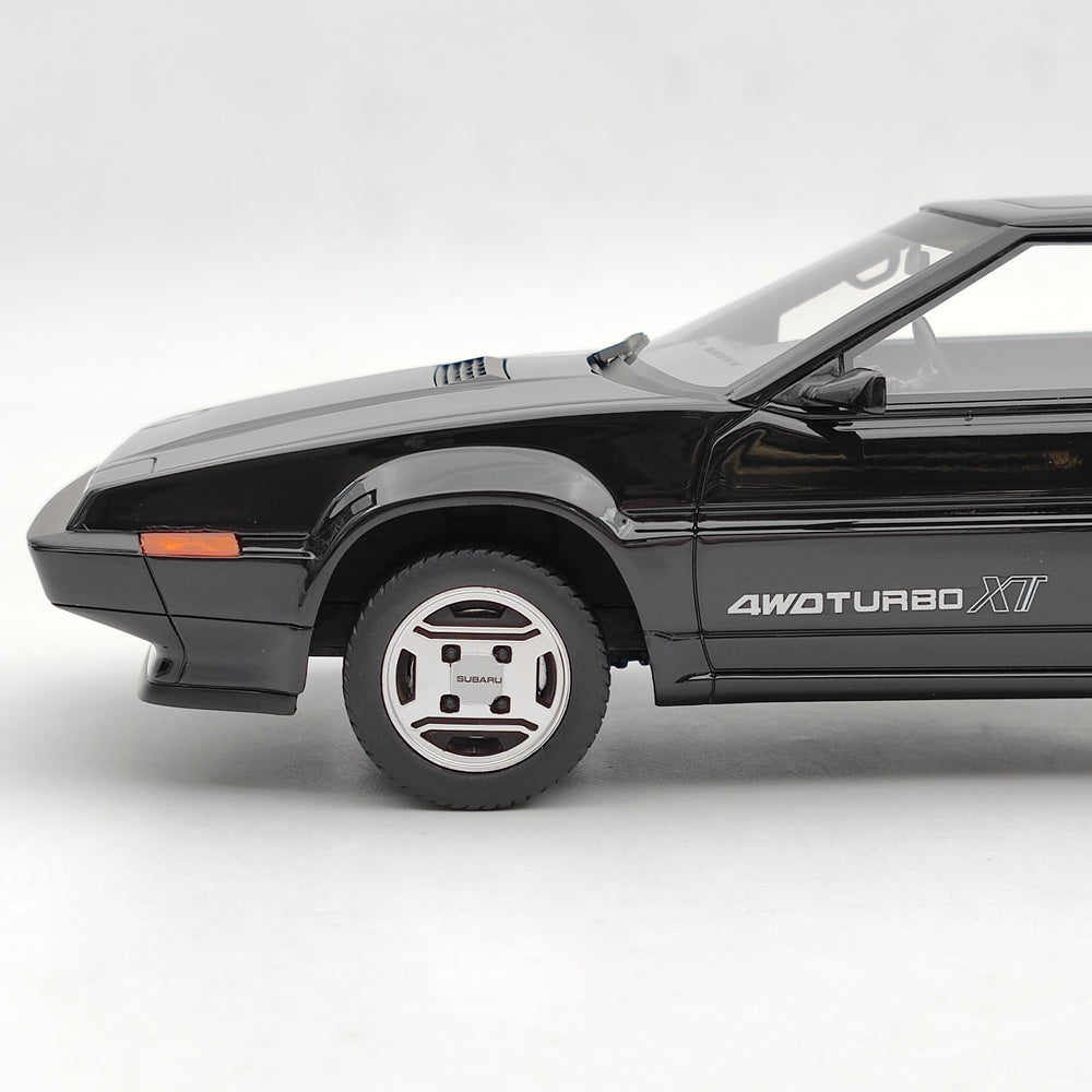 1/18 Scale Subaru XT Turbo 4WD 1985 Resin Model Car - Black Collectible Toy for Adults, Diecast Car Display Gift for Car Enthusiasts & Office Desk Decor