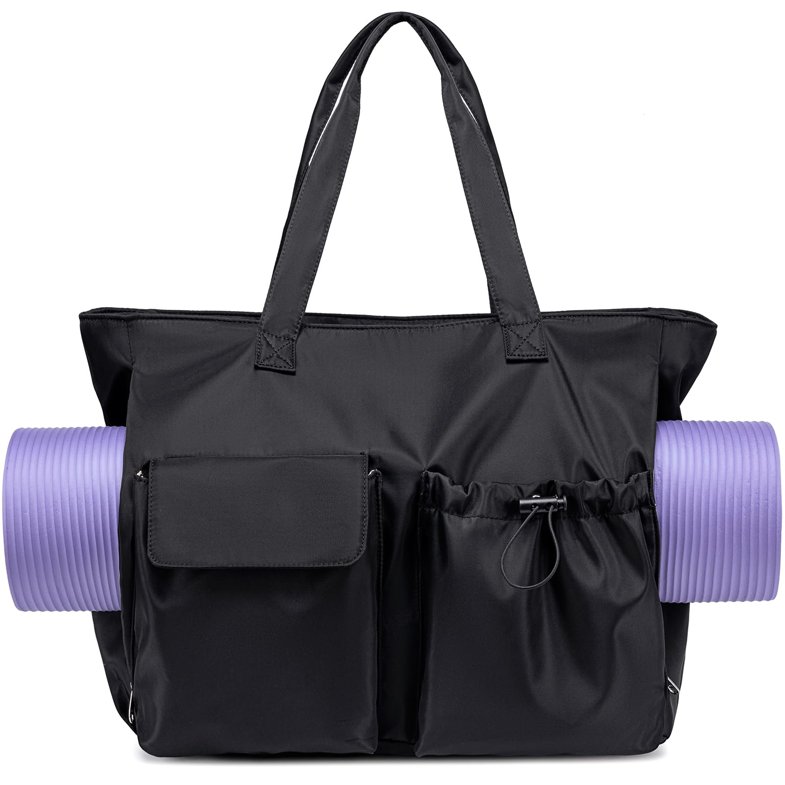 Waterproof & Sandproof Beach Tote Bag for Women - Large Zippered Pool Bag with Wet Pocket - Perfect for Swimming, Gym, Shopping & Travel