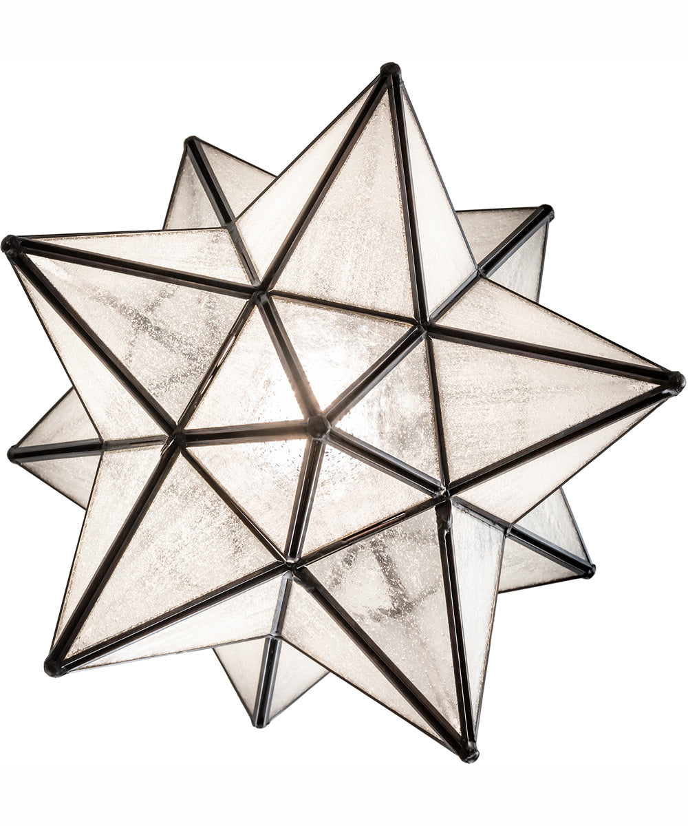 12 Inch Wide Moravian Star Pendant - Elegant Christmas Ornament for Tree Decor, Holiday Home Decoration & Festive Party Lighting