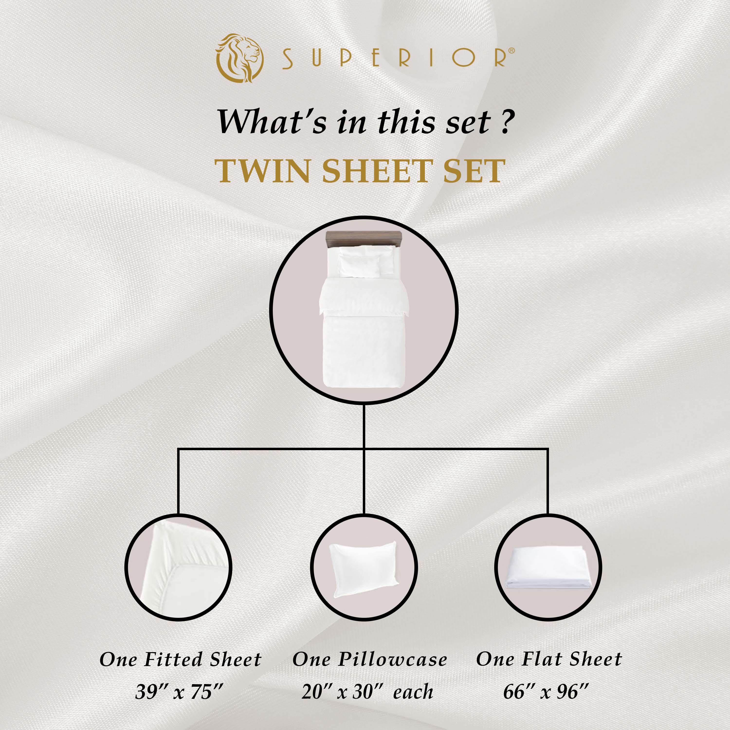 Embossed Basketweave Deep Pocket Wrinkle Resistant Sheet Set - Queen Size 4-Piece Bedding Set for Luxury Comfort - Perfect for Master Bedroom, Guest Room & Vacation Homes
