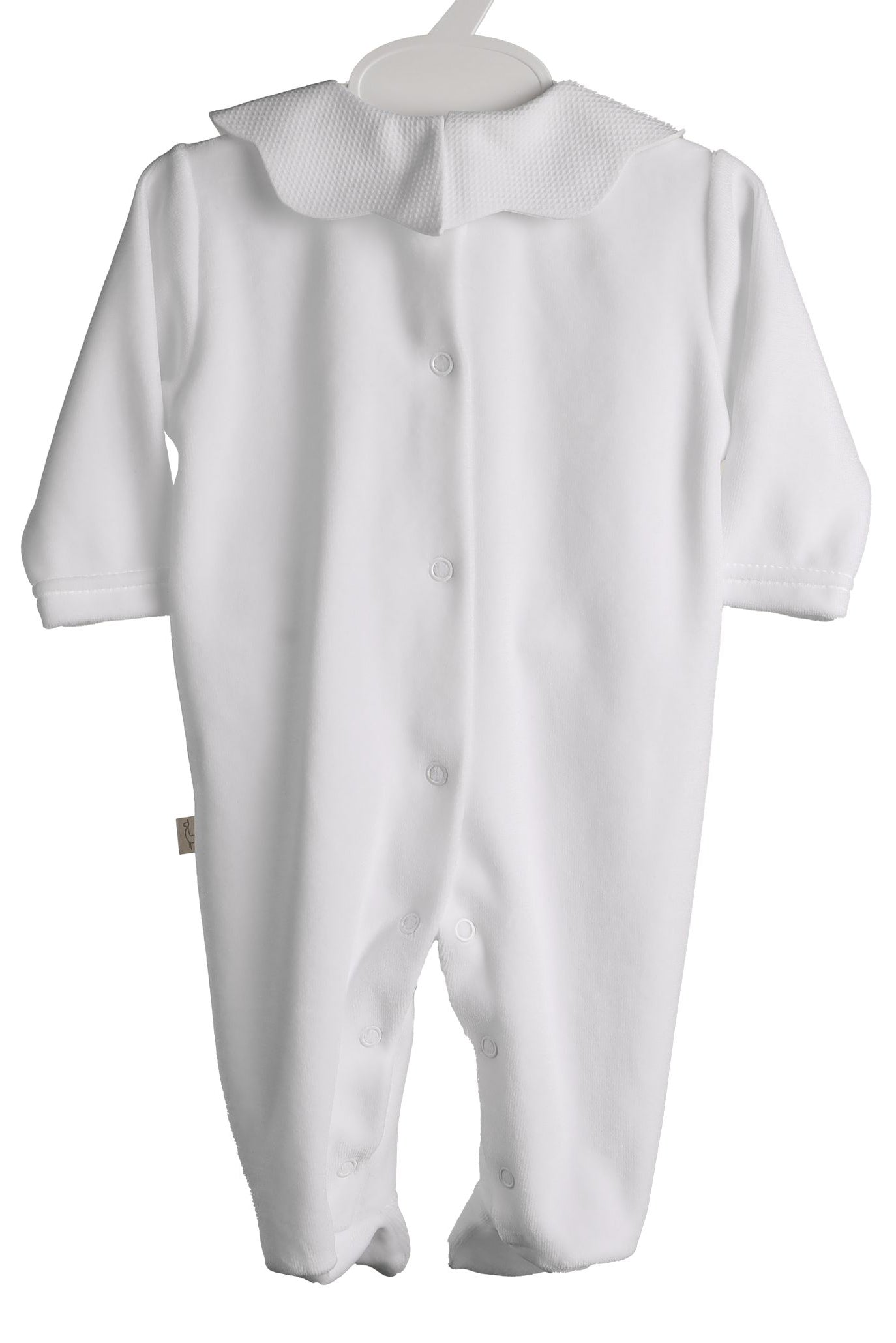 True Scalloped Collar Velour Sleepsuit for Women - Soft & Cozy Winter Pajama Set - Perfect for Christmas, Lounge Wear & Bedtime Comfort