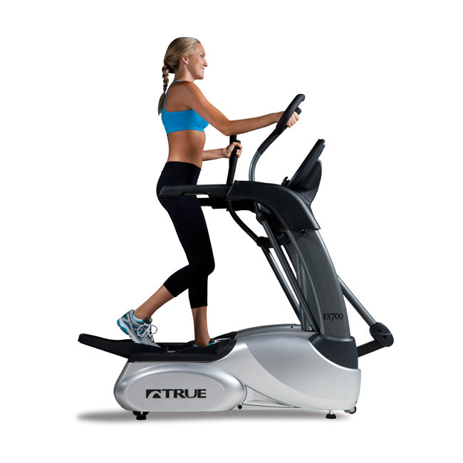 TRUE ES700 Home Elliptical Trainer with T9 Touchscreen - Low Impact Cardio Machine for Home Gym, Full Body Workout Equipment for Weight Loss & Fitness - Perfect for Small Spaces & Apartment Workouts