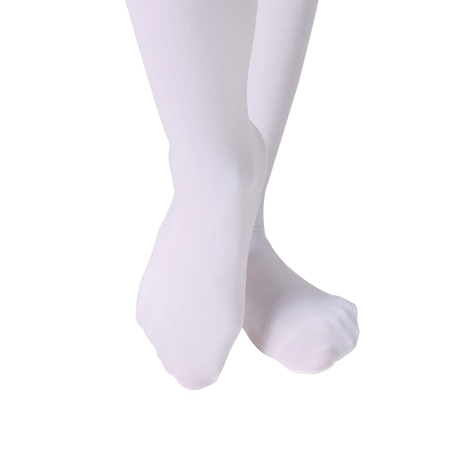Girl's Ballet Tights 3-Pack (2-16) - Black/White/Nude for Dance & School