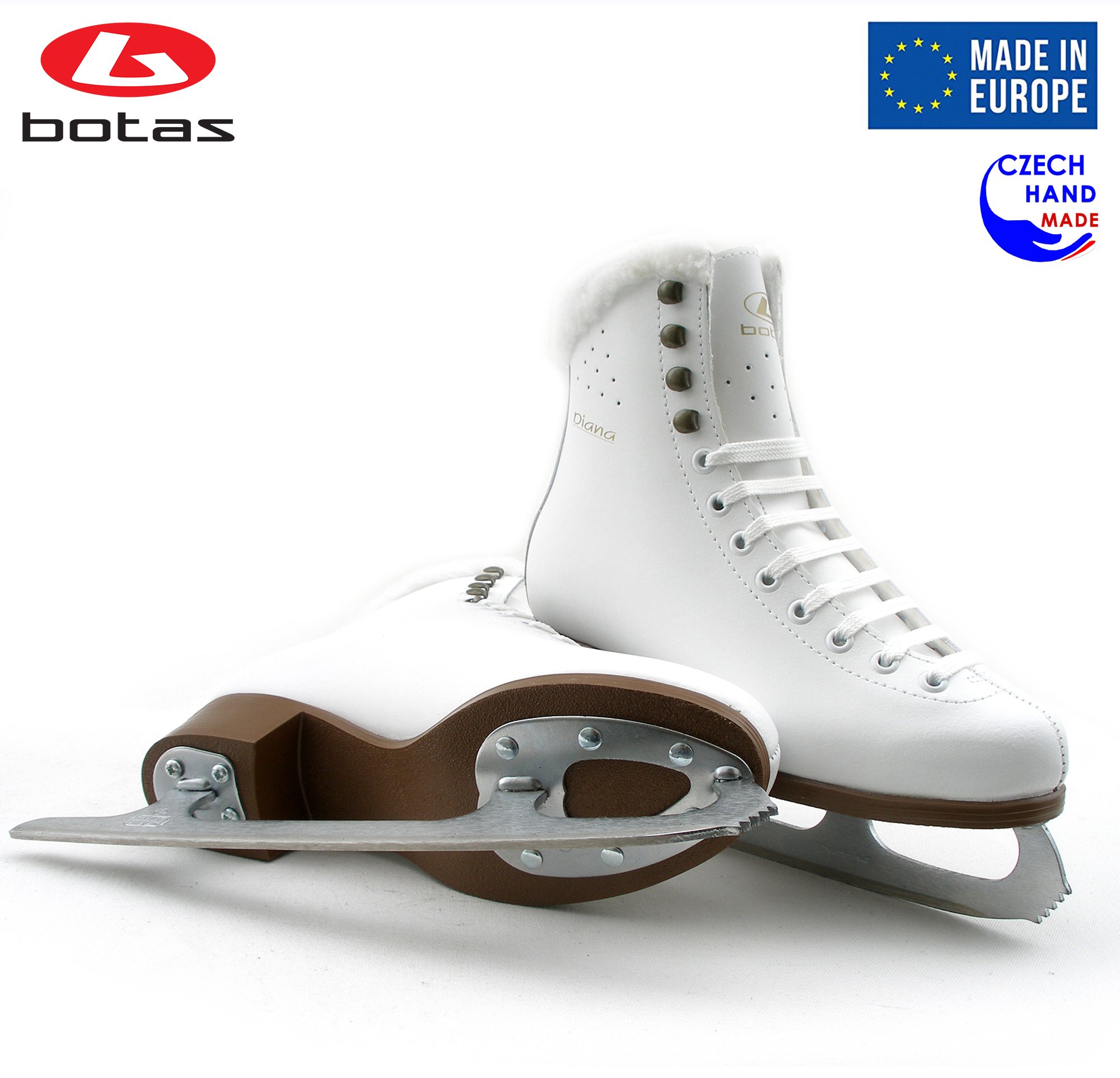 Premium Figure Ice Skates for Men, Women, Boys & Girls - Handcrafted in Czech Republic with Sabrina Blades | Professional & Recreational Skating, Ice Shows, Competitions & Training