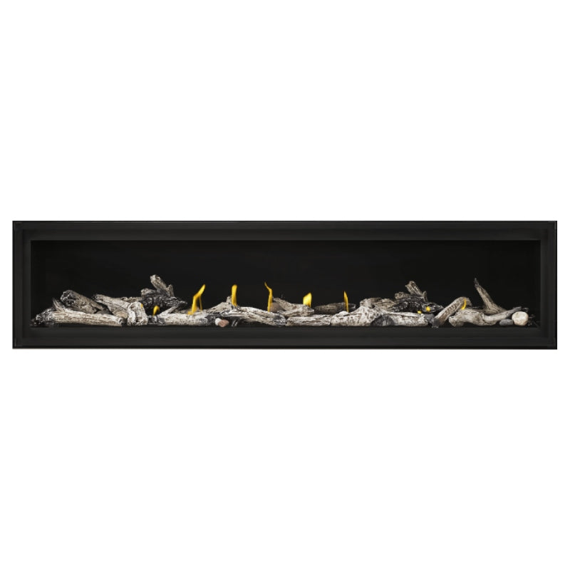 Napoleon Luxuria 74 Linear Direct Vent Gas Fireplace - LVX74NX | Modern Home Heating Solution for Living Rooms & Patios
