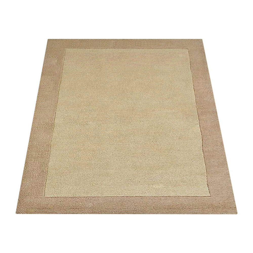 Premium Hand Tufted Wool Area Rug - Soft & Durable Non-Slip Living Room Carpet - Perfect for Bedroom, Nursery, or Office Decor