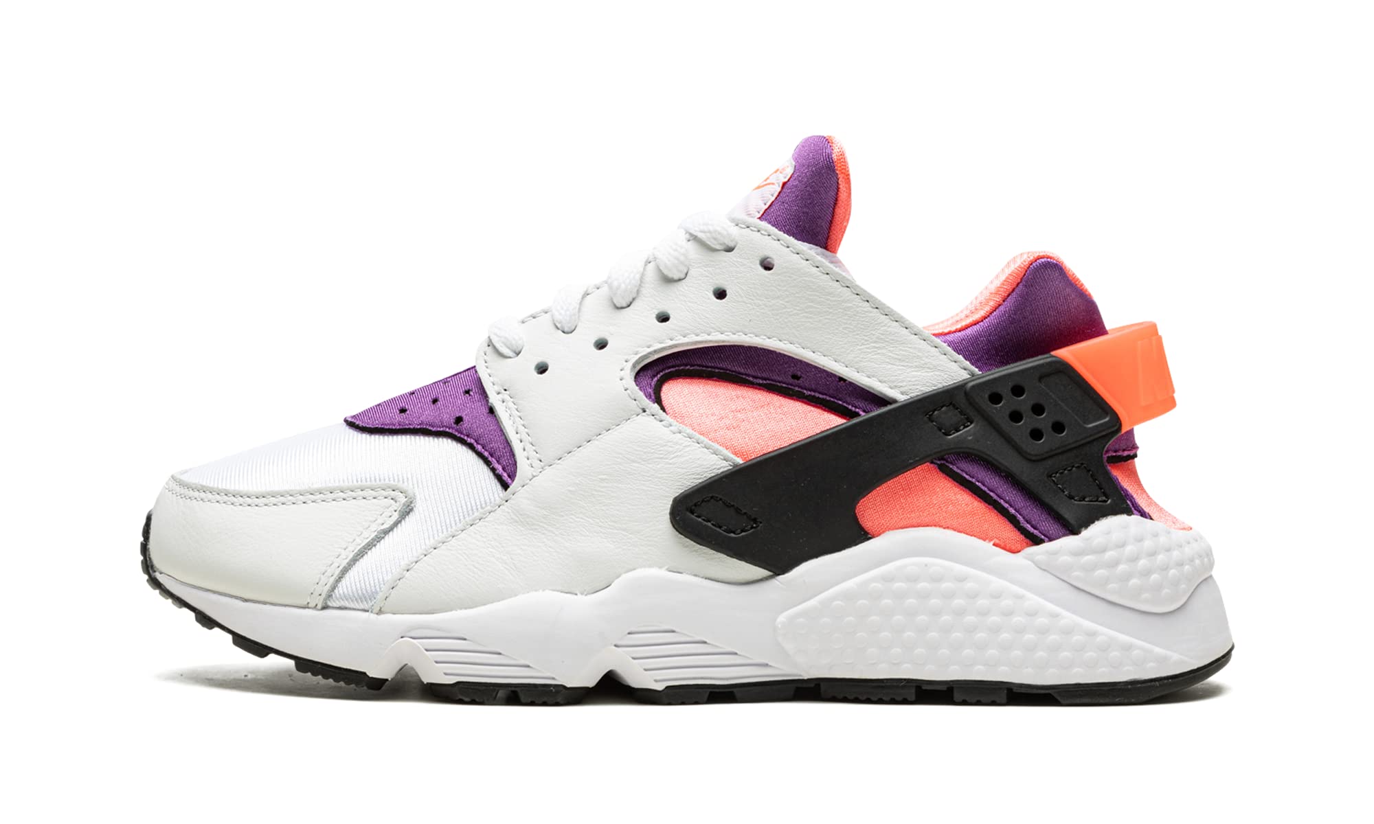 Nike Men's Air Max Running Shoes - White/Purple/Bright Mango Colorway - Size 9 US - Lightweight Comfort for Jogging, Gym & Casual Wear