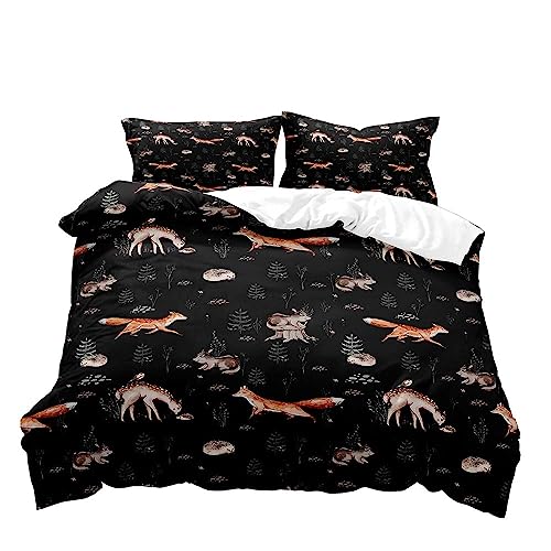 Cute Fox & Deer (No Comforter)