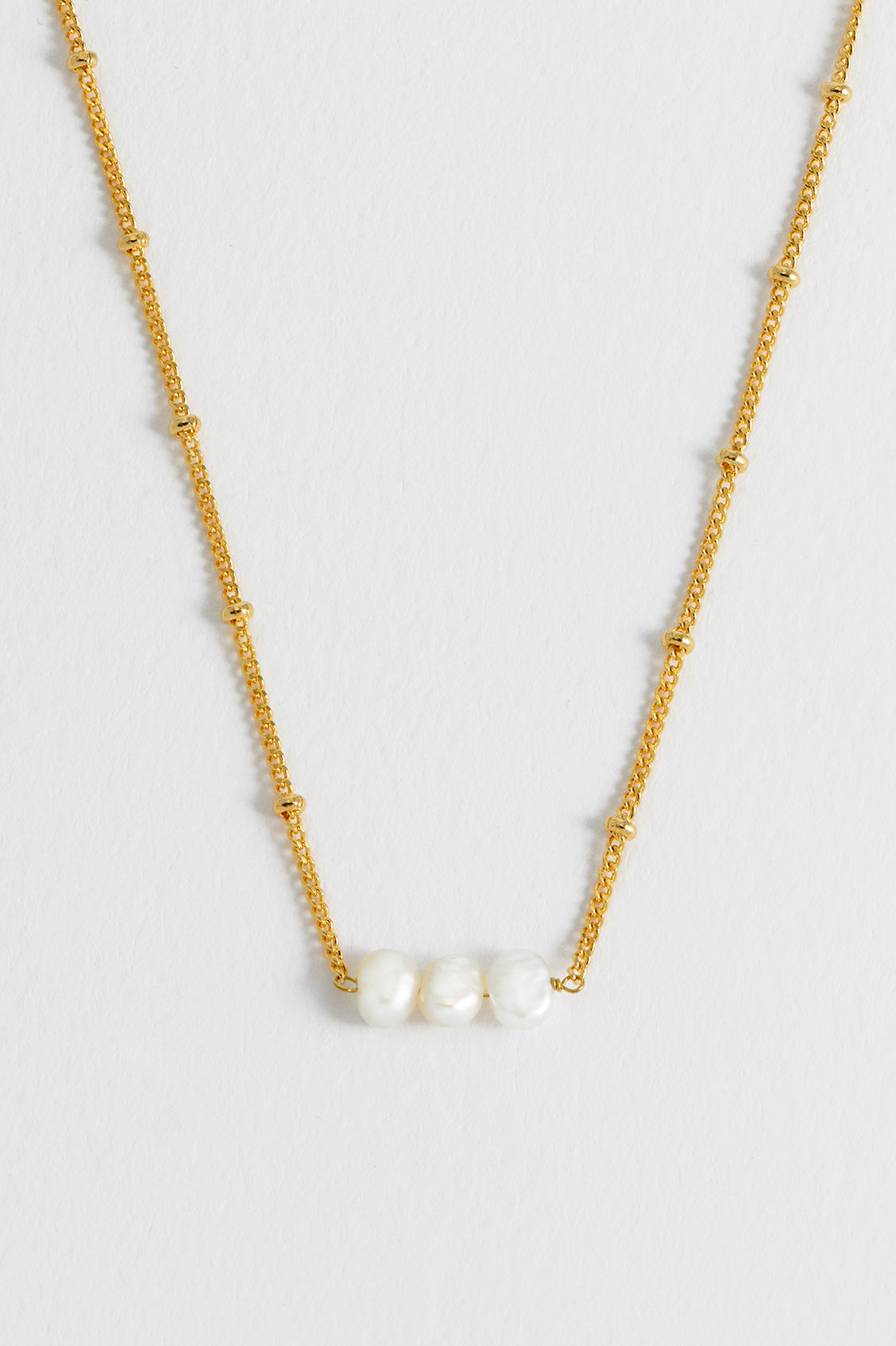 Elegant Beaded Chain and Pearl Necklace for Women - Perfect for Weddings, Parties & Special Occasions