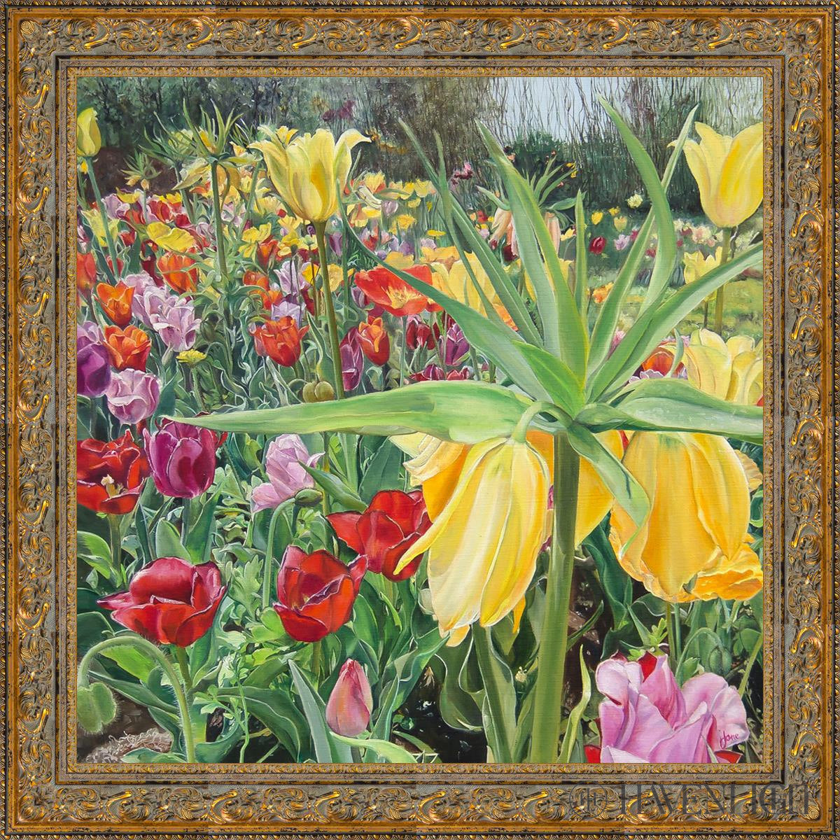 Carousel Tulips By Nila Jane Autry - Beautiful Artificial Silk Tulip Flowers for Home Decor, Wedding Centerpieces, and Spring Table Arrangements