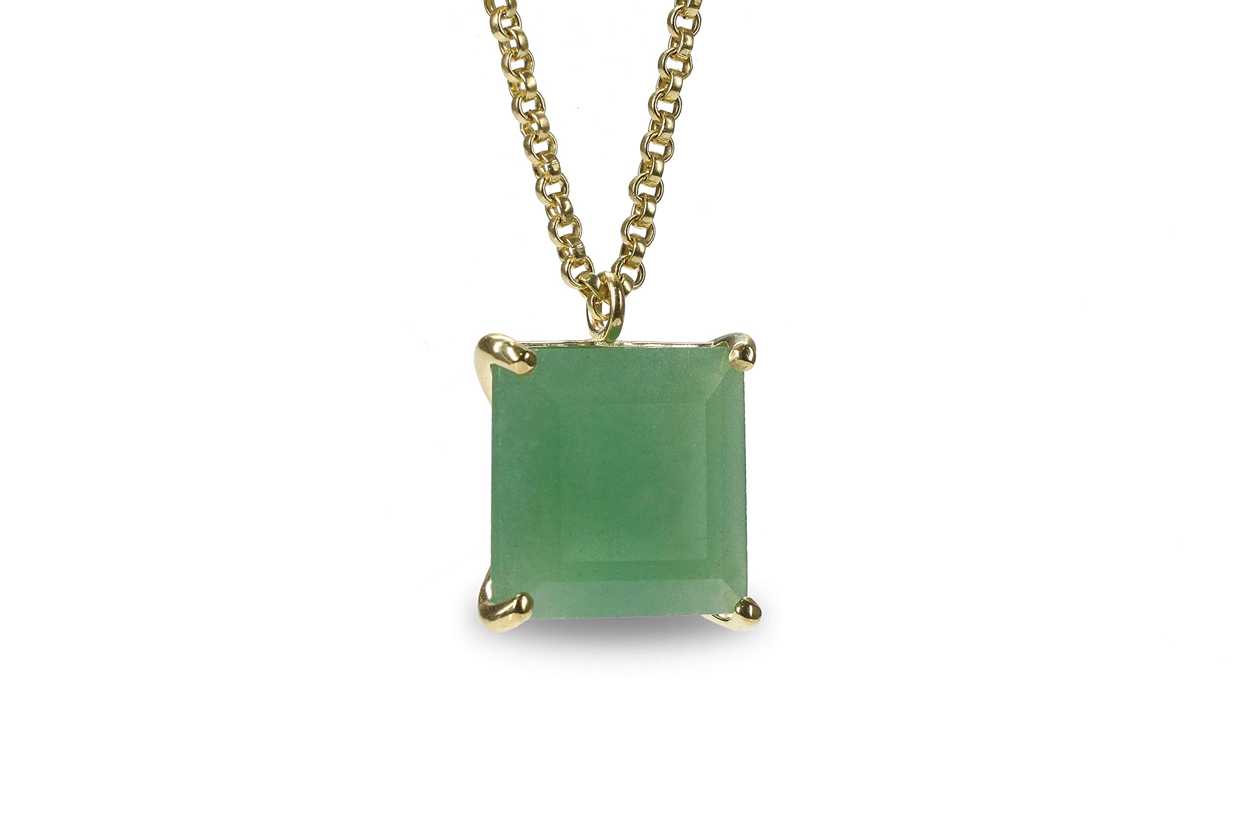 Natural Green Aventurine Necklace - Handmade Long Statement Necklace for Women - Artisan Crafted Layering Jewelry - Elegant Fashion Gift for Her - Perfect for Weddings, Parties & Everyday Wear