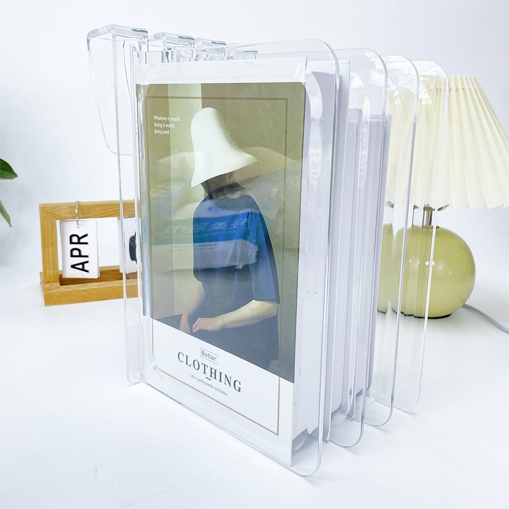Clear Acrylic Shelf Dividers for Closet Organization - 4 Pack Fits 0.4-1 Inch Shelves | Wooden Shelf Organizers & Storage Solutions | Perfect for Pantry, Bathroom, and Wardrobe Closet Organization