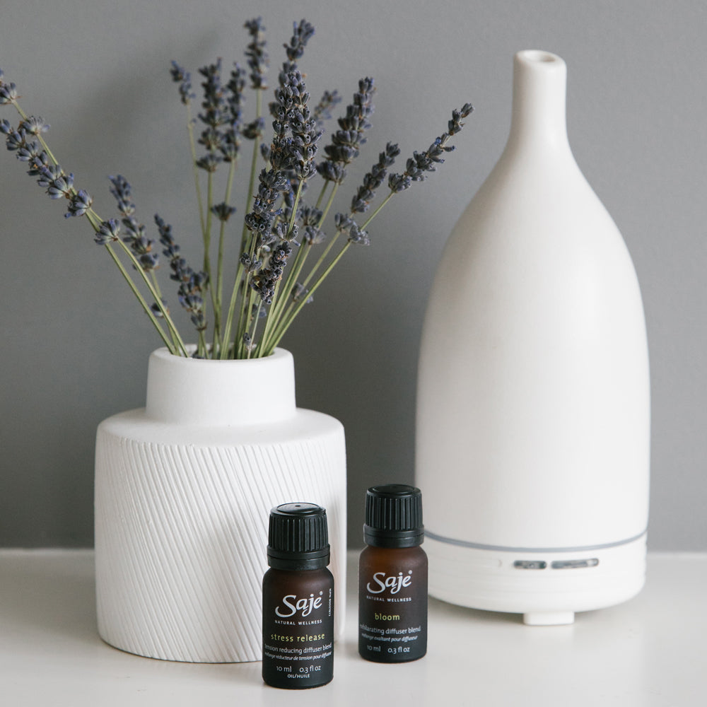 Best Stress Relief Essential Oil Diffuser Blend for Relaxation & Aromatherapy - Perfect for Home, Office & Spa Use