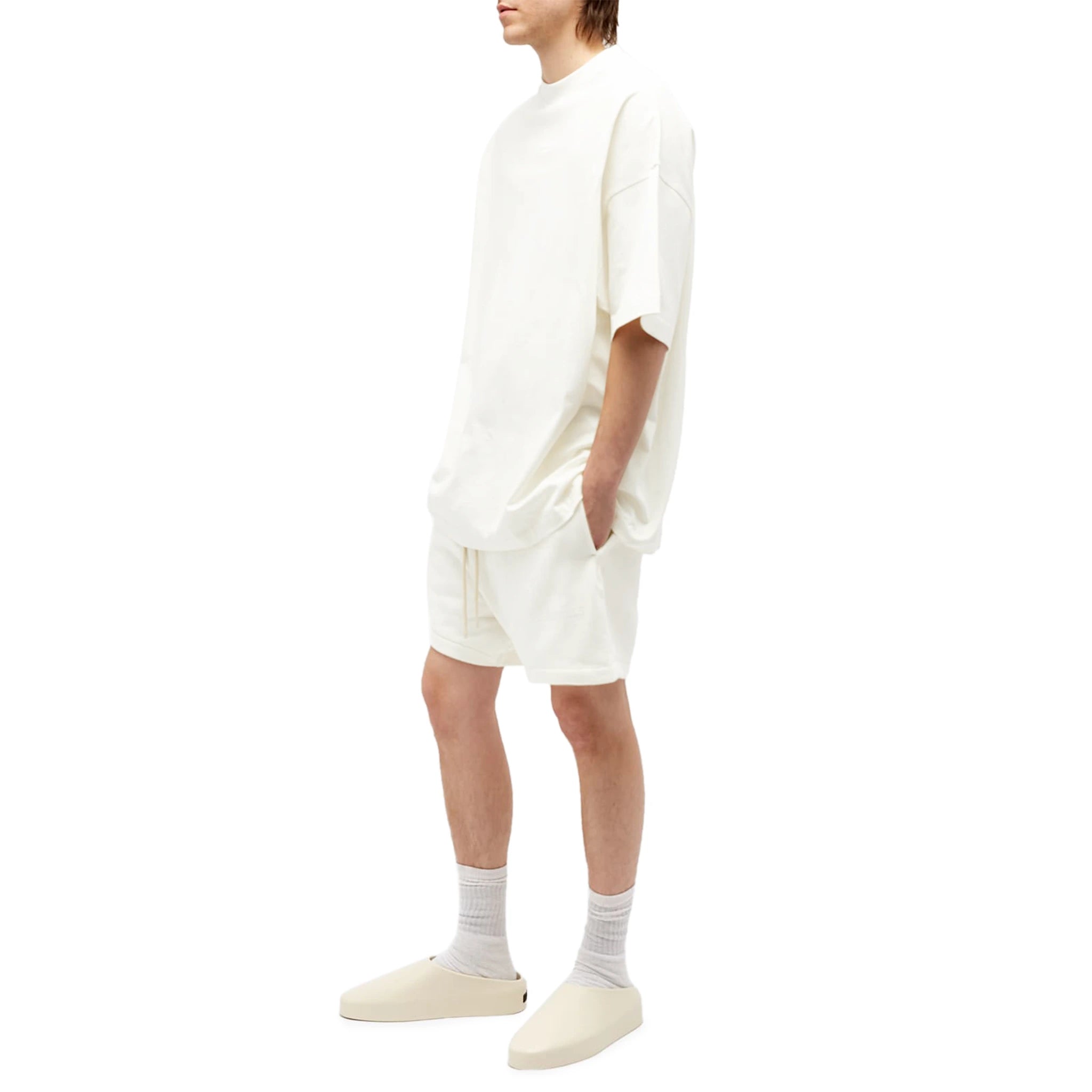Fear of God Essentials Cloud Dancer Shorts for Men - FW23 Collection | Comfortable Casual Athletic Shorts for Gym, Running & Lounge Wear