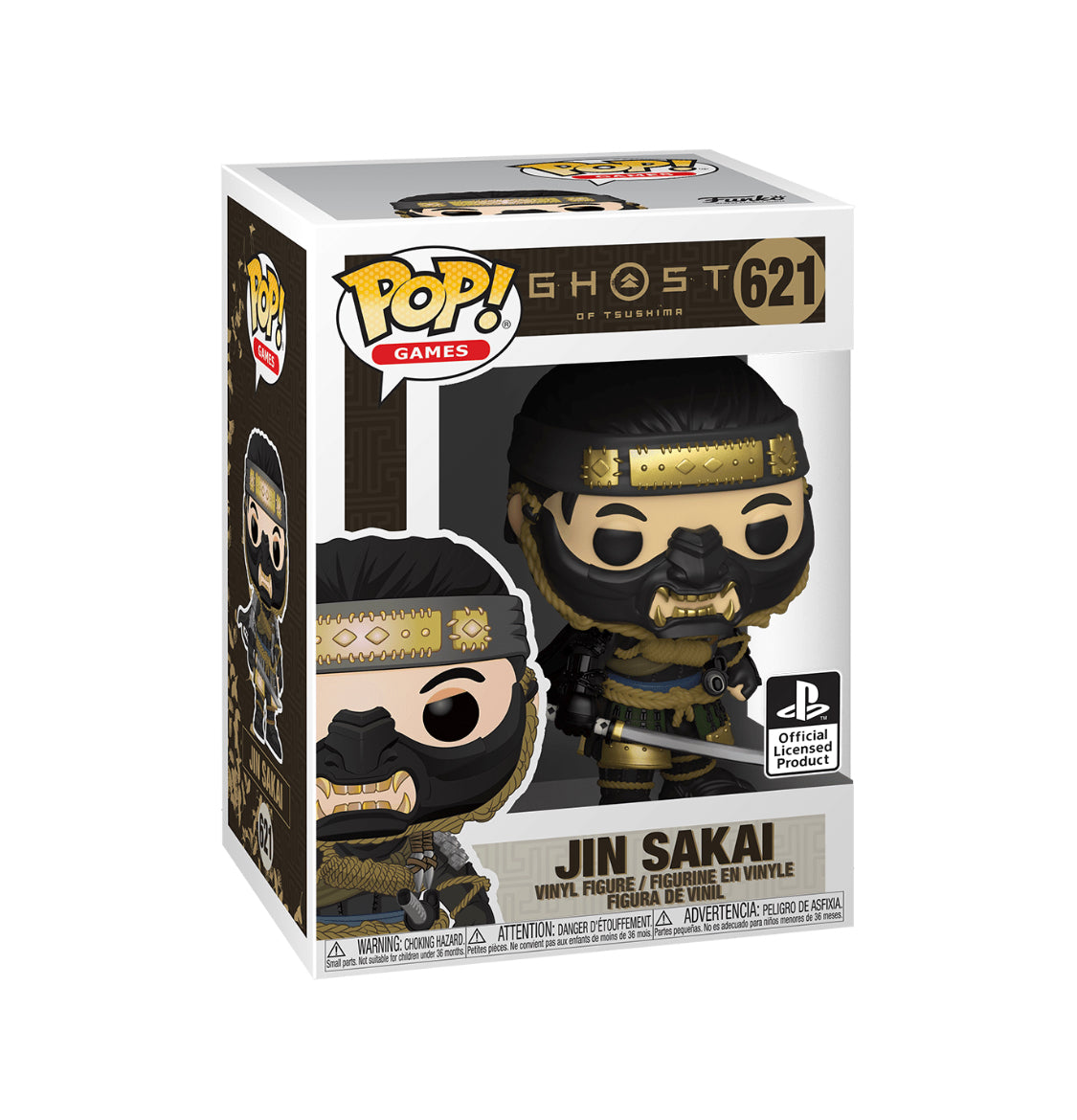 Ghost of Tsushima Jin Sakai Vinyl Sticker for PlayStation - Perfect for Gaming Laptops, Controllers & Consoles