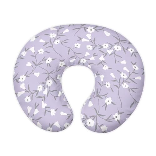 White Floral,purple