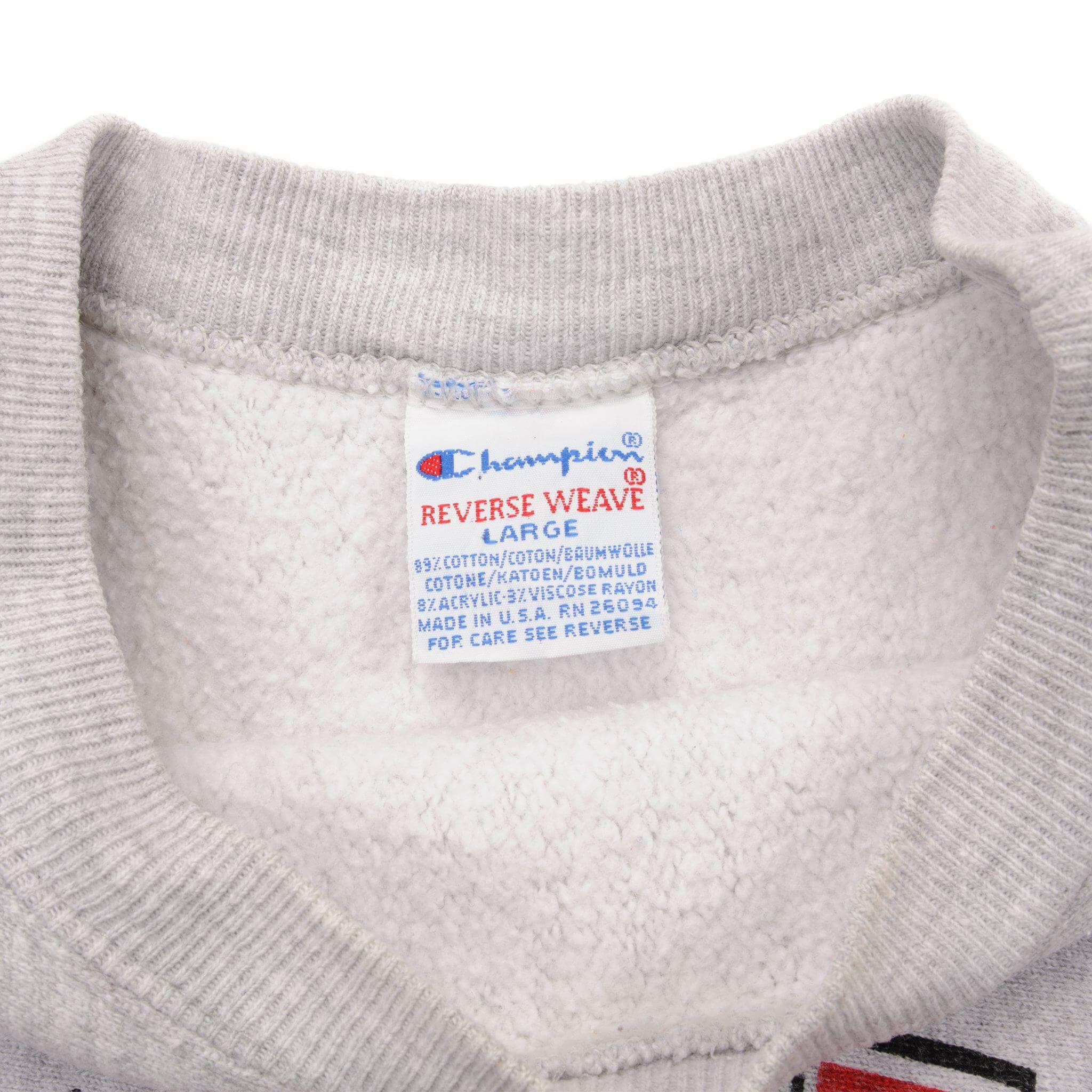 Vintage Champion Reverse Weave Ohio State University Sweatshirt 1990s Large Made in USA - Retro College Hoodie for Game Day & Casual Wear