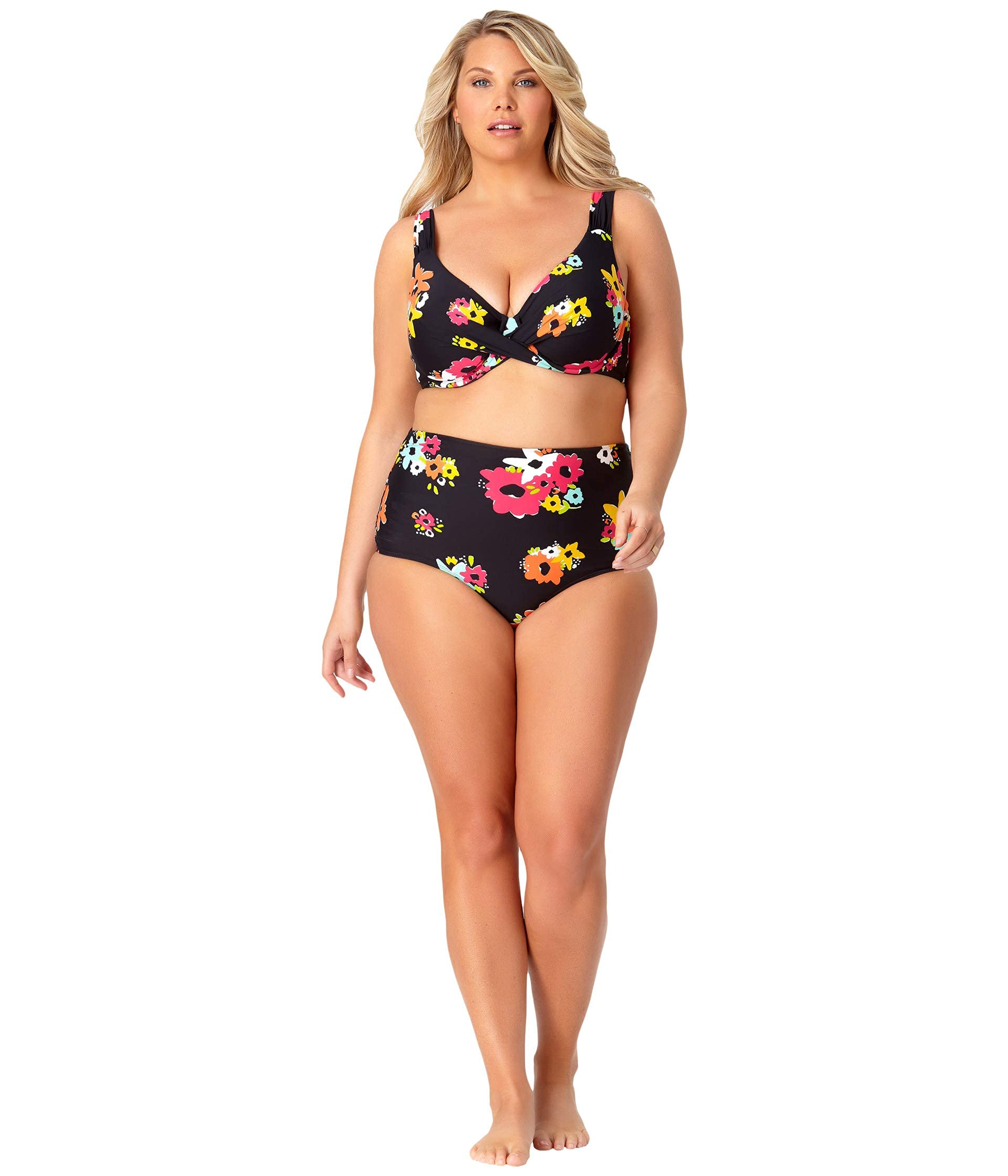 Anne Cole Women's Bikini Swimwear - Sexy Two Piece Bathing Suit with Adjustable Straps & Comfortable Fit for Beach, Pool & Vacation