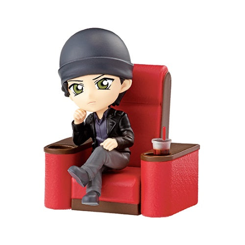 Detective Conan Movie Theater Miniature Doll Furniture Set - Anime Collectible Figures for Home Decor & Display - Perfect for Anime Fans, Miniature Enthusiasts, and Gift Giving