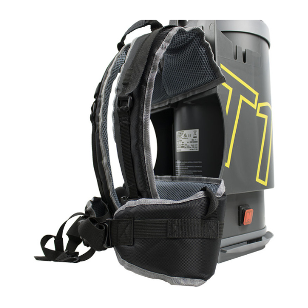 Ghibli T1 Backpack V3 Commercial Vacuum Cleaner - Lightweight Cordless Vacuum for Office, Hotel & Home Cleaning - Perfect for Hard Floors & Carpets