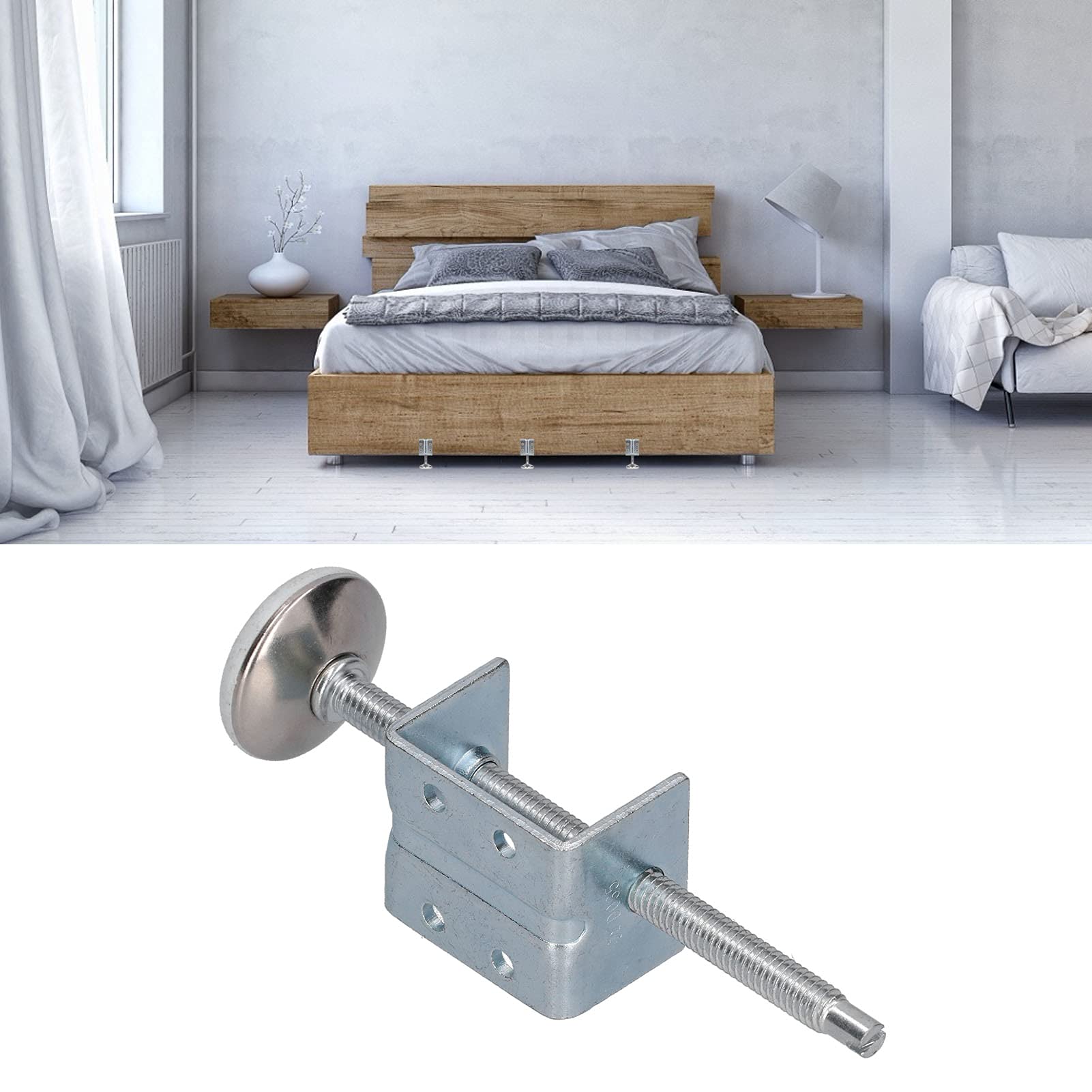 Adjustable Furniture Levelers - Heavy Duty Cabinet Feet with Screw for Tables, Cabinets, Workbenches & Furniture (D036-130) | Perfect for Uneven Floors, DIY Projects & Home Office Setup