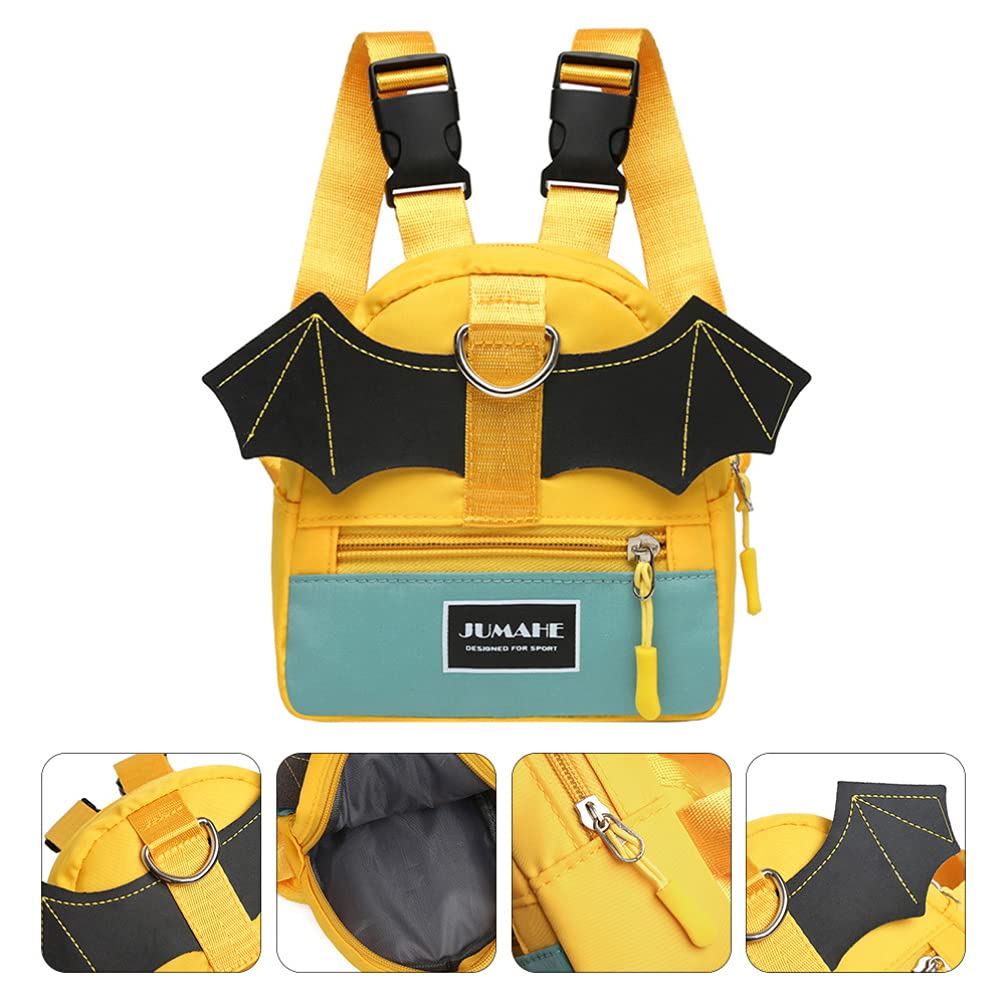 STOBOK 1-Piece Pet Backpack for Hiking & Travel - Adjustable Dog Backpack Carrier with Leash, Durable Canvas Storage Bag for Small Dogs & Cats - Perfect for Outdoor Adventures, Camping, and Daily Walks
