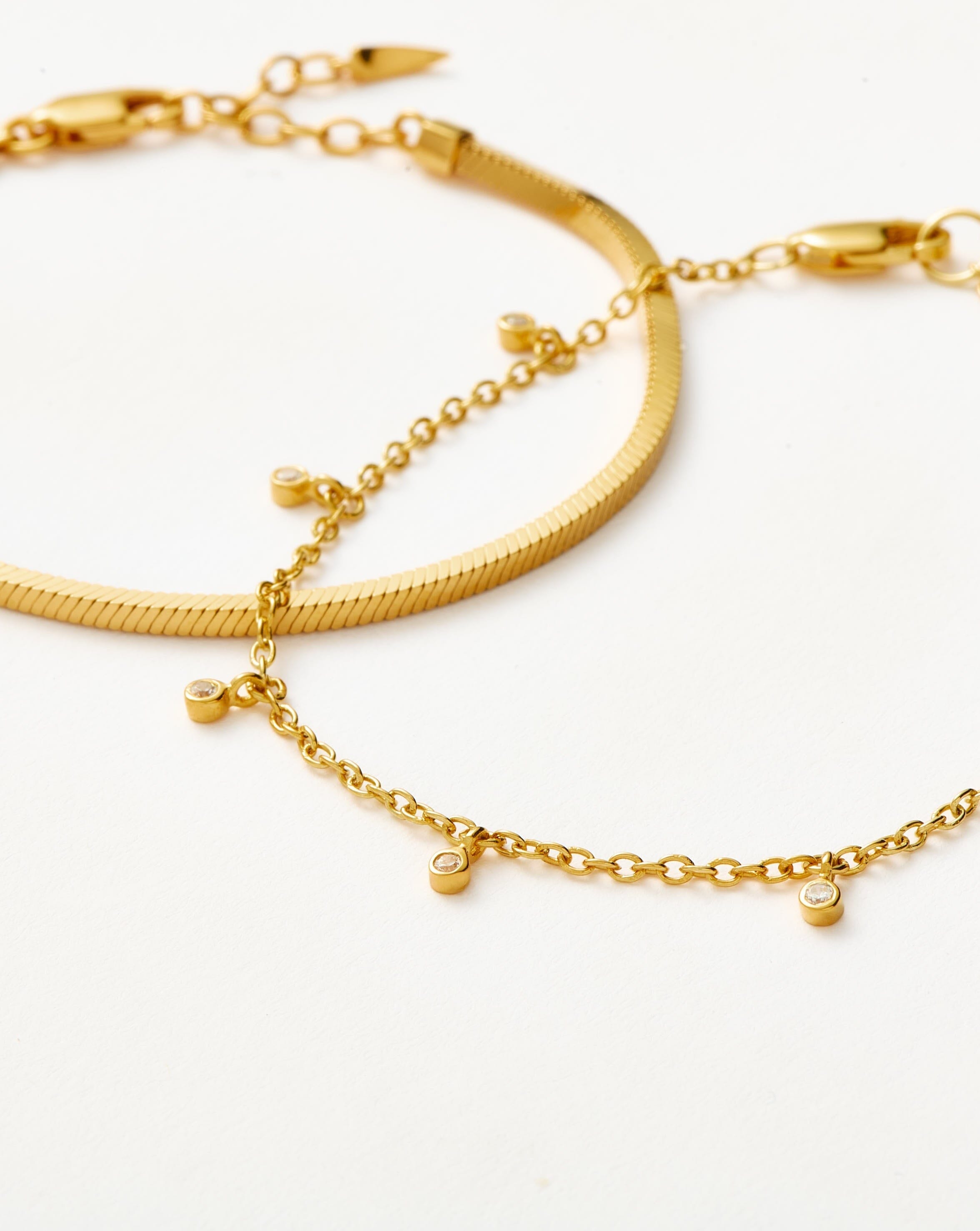 Interstellar Chain Bracelet Set for Women - Trendy Layered Bracelets for Everyday Wear, Gift Giving & Boho Fashion Accessories