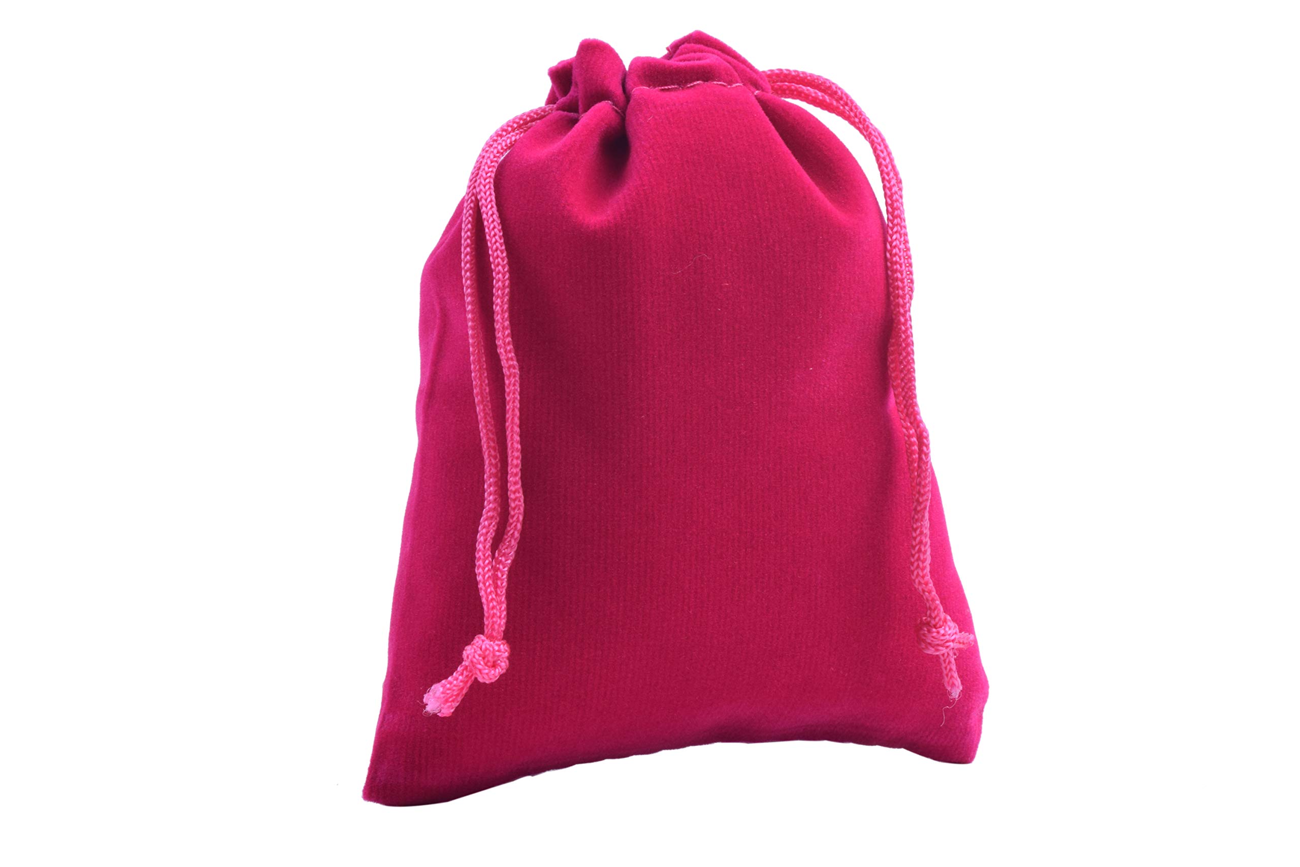 50pcs Small Rose Velvet Drawstring Bags - Jewelry Pouches, Wedding Favor Bags, Party Gift Bags for Candy & Small Gifts (2.8x3.6 Inch) - Perfect for Bridal Showers, Baby Showers & Birthday Parties