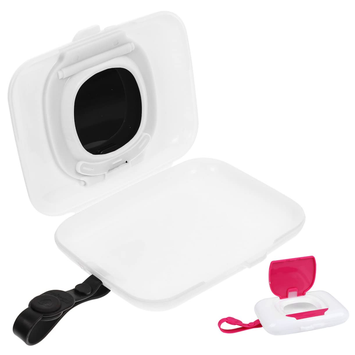 VICASKY 8-Pack Flushable Wipes Dispenser with Warmer - Travel-Friendly Face & Baby Wipes Storage Box - Perfect for Diaper Changing, Makeup Removal & On-the-Go Hygiene