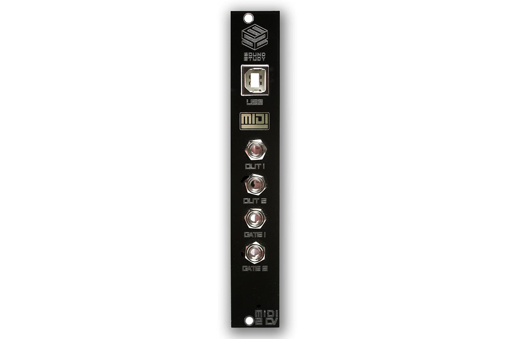 Sound Study Modular MIDI 2 CV Eurorack Converter | USB MIDI to CV & Gate Interface for Eurorack Synthesizers | Perfect for Studio Production & Live Performances