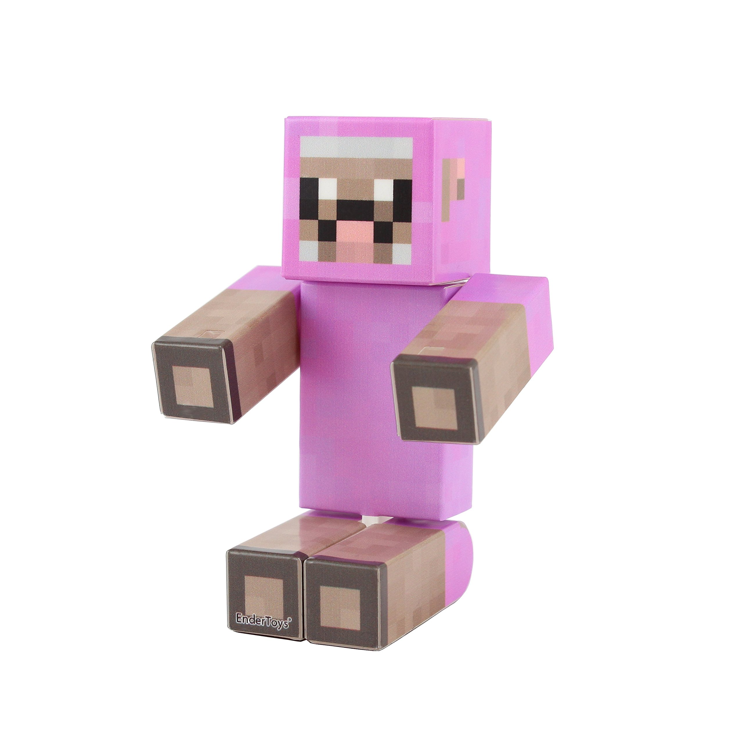 EnderToys Pink Sheep Action Figure - Collectible Toy for Kids & Adults, Perfect for Display, Gifts, and Role Play Scenes
