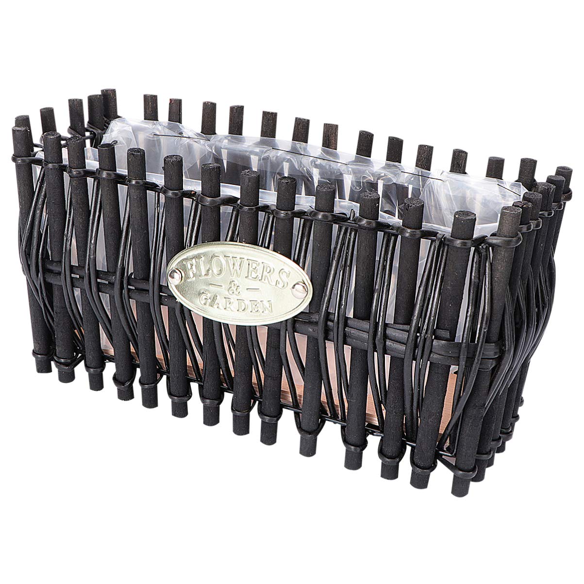 HEMOTON Handmade Woven Wicker Storage Basket - Natural Fiber Organizer Bin for Home Decor, Bedroom, Bathroom & Office Organization | Perfect for Laundry, Blankets, Toys & Flower Arrangements