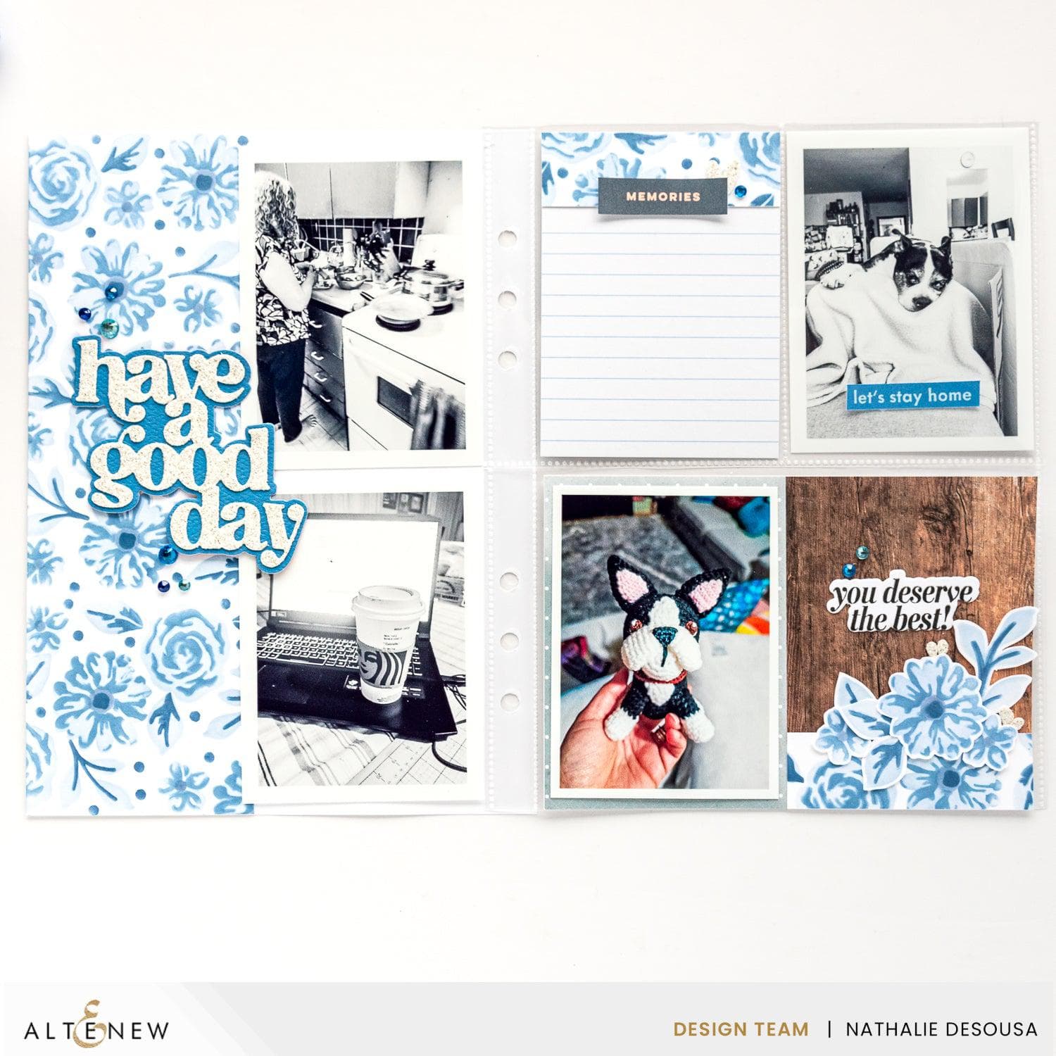 Floral Radiance Layering Stencil Set (4 in 1) - DIY Scrapbooking, Card Making & Home Decor Templates for Creative Projects