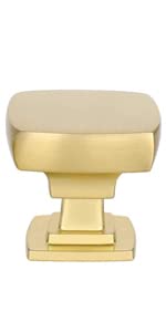 Brushed Gold & Square