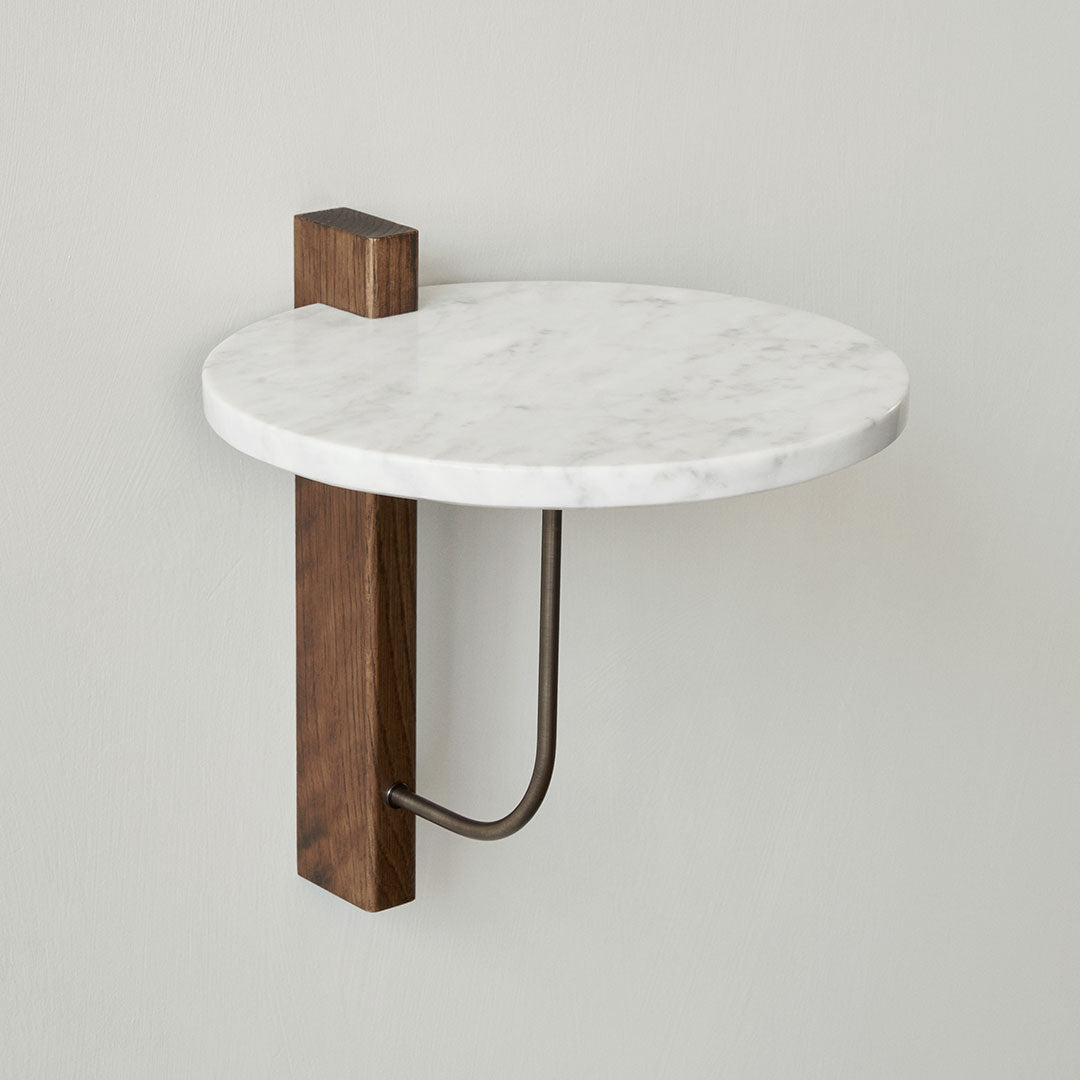 Round Corbel Shelf - Decorative Wall Shelf for Living Room, Kitchen & Bathroom Storage
