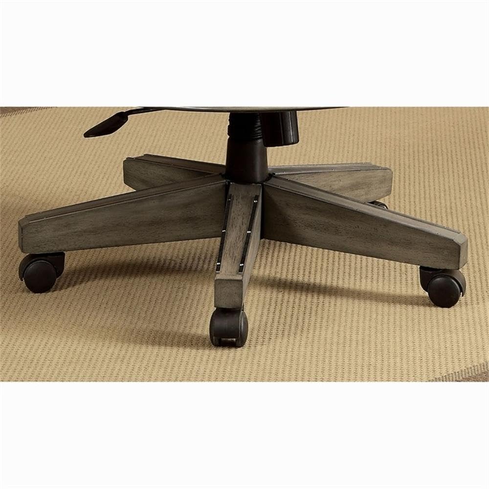 Bellamy Contemporary Adjustable Wood Gaming Chair in Gray - Ergonomic Office & Home Gaming Furniture for Comfort & Support