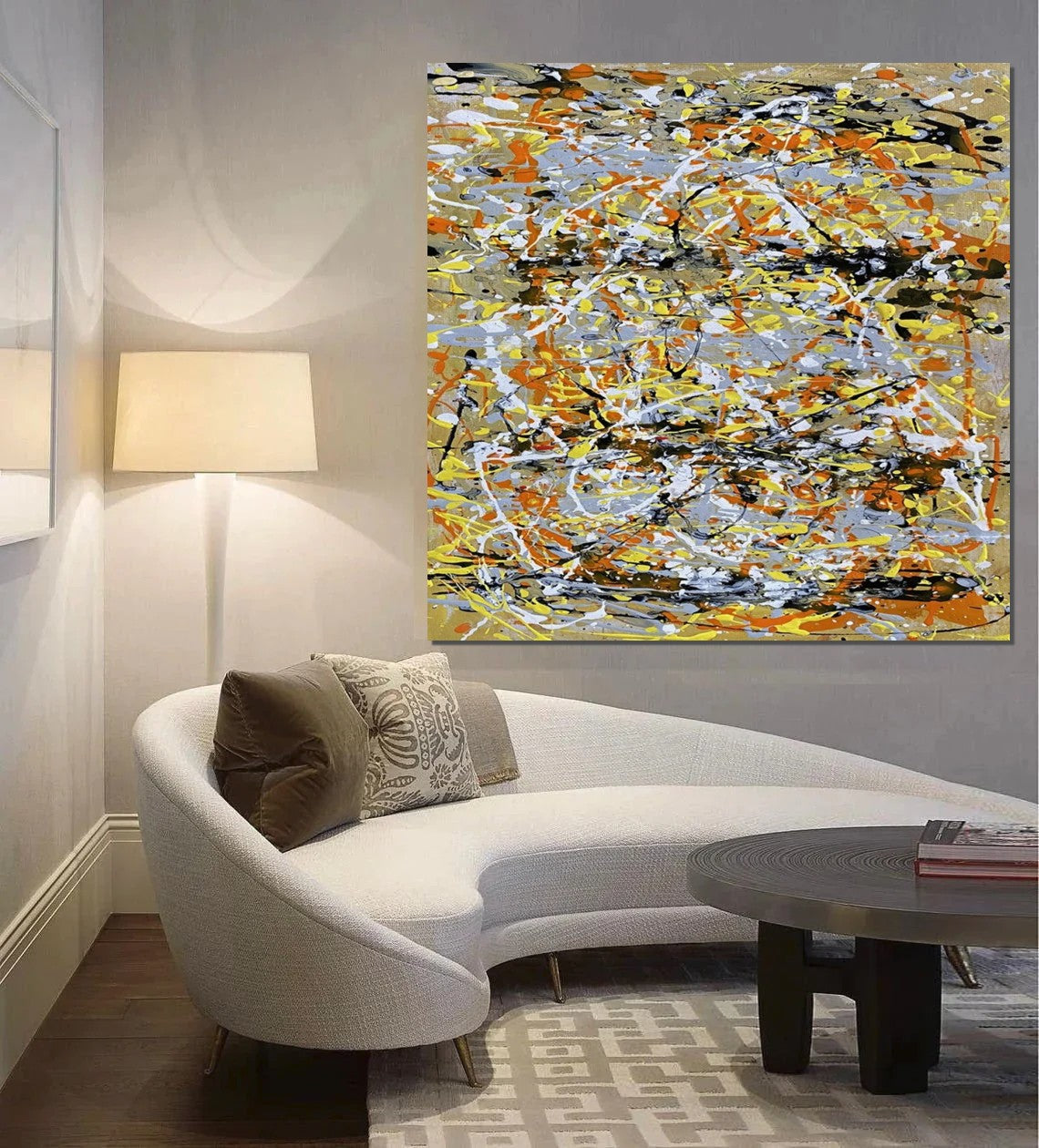 Modern Abstract Acrylic Wall Art Paintings for Living Room & Bedroom - Large Contemporary Canvas Art Decor - Perfect for Home, Office & Gift Giving