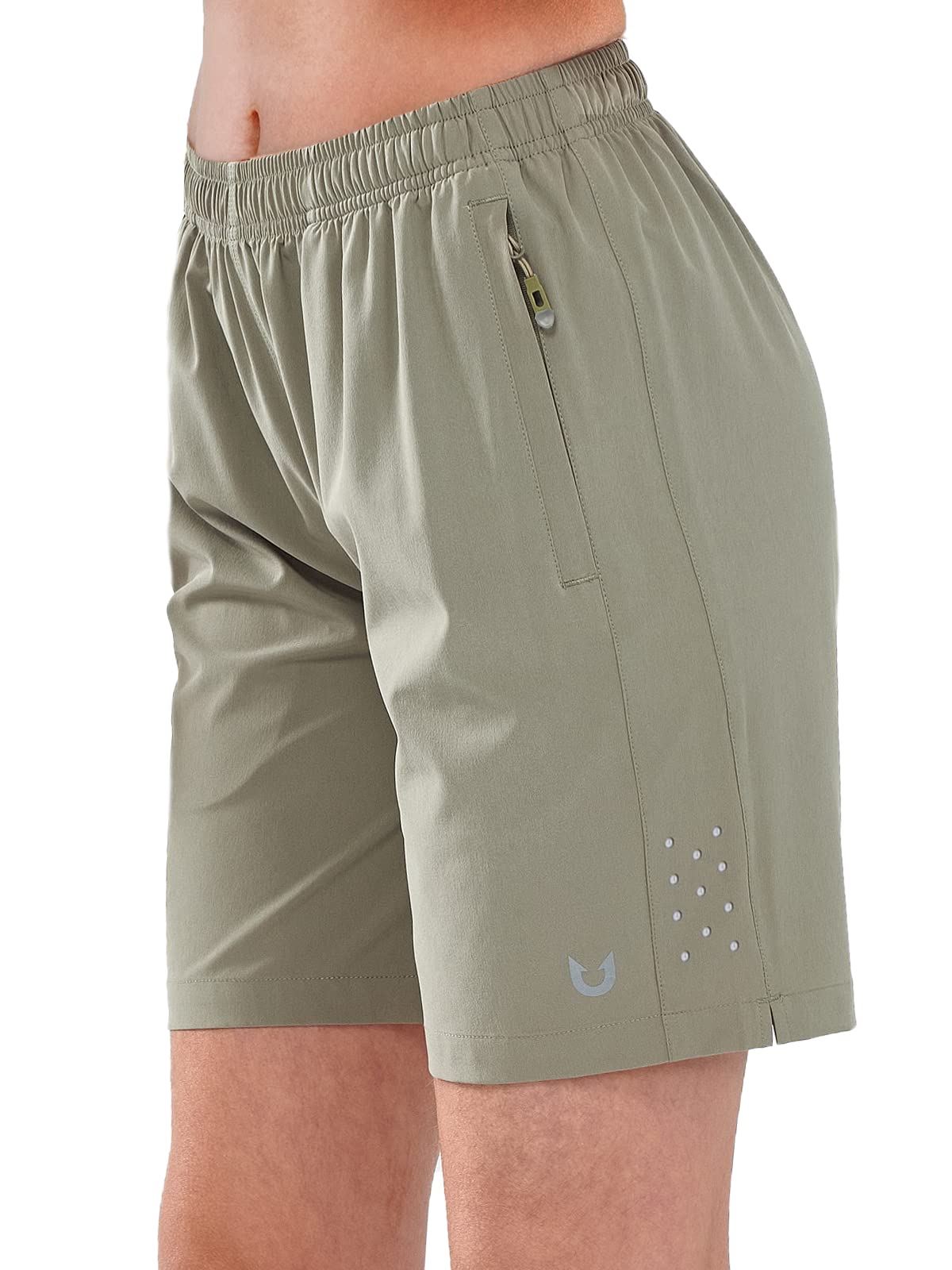 NORTHYARD Women's Quick Dry Athletic Hiking Shorts - Lightweight Running Shorts with 3 Zipper Pockets for Gym, Workout & Outdoor Activities | Perfect for Hiking, Jogging & Yoga