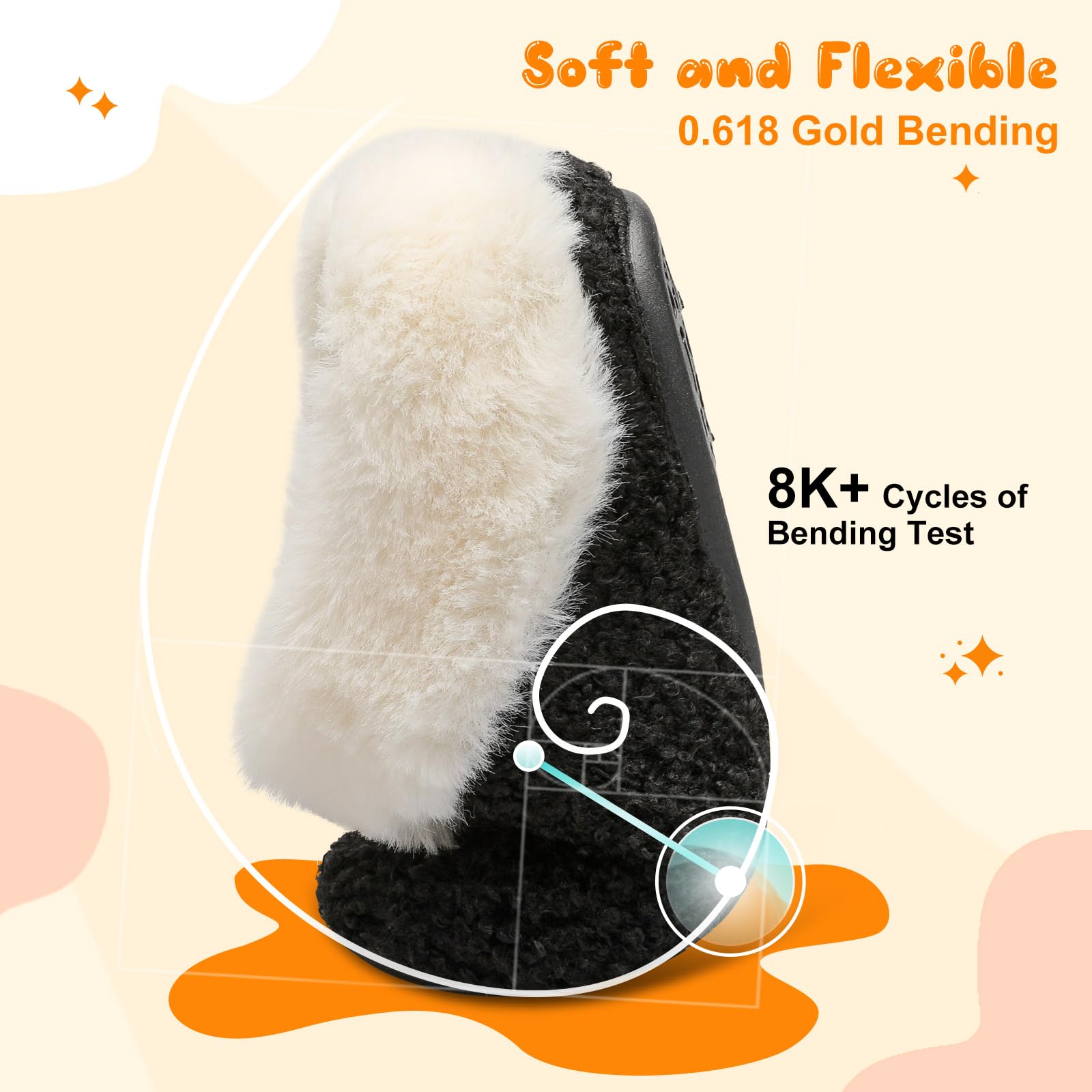 FEETCITY Toddler Slippers for Kids - Soft Indoor House Shoes for Boys & Girls - Perfect for Home & Nursery Play